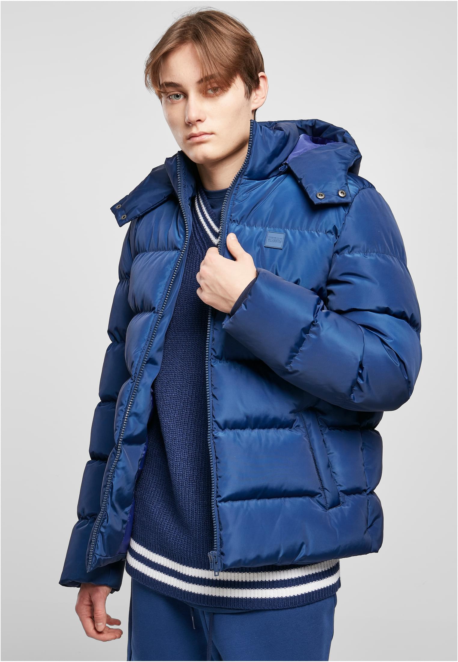 Hooded Puffer Jacket | spaceblue