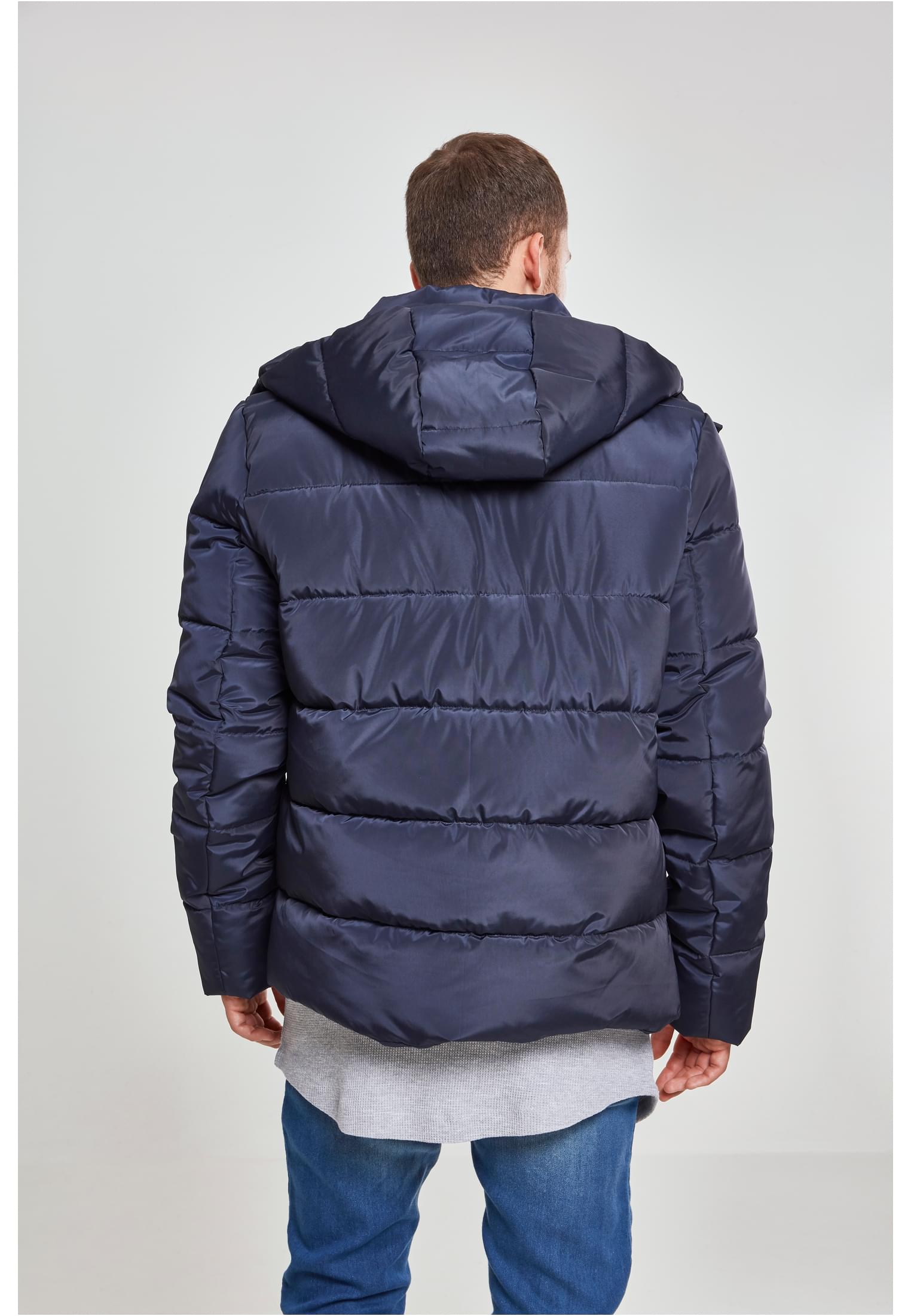 Hooded Puffer Jacket | navy