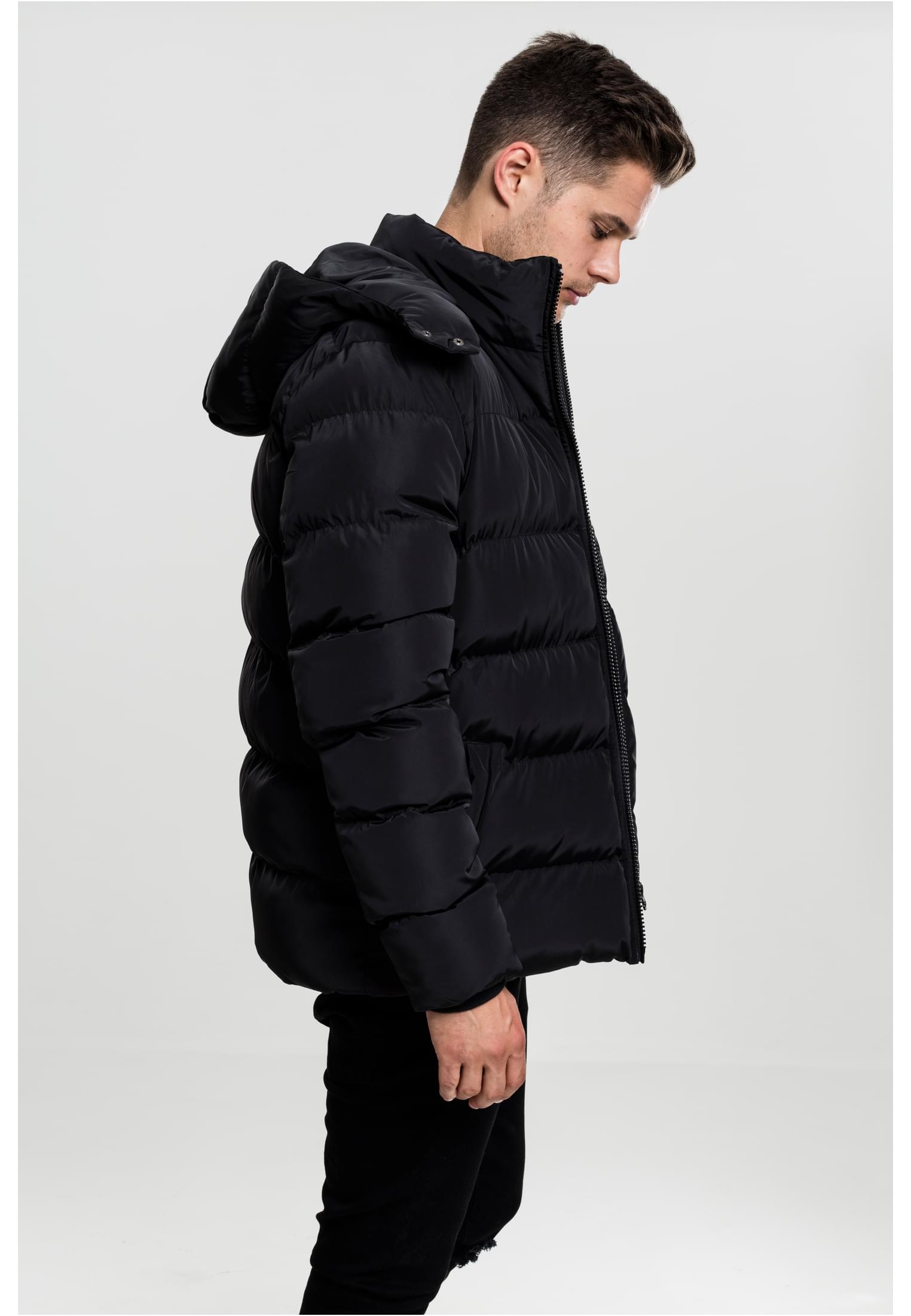 Hooded Puffer Jacket | black