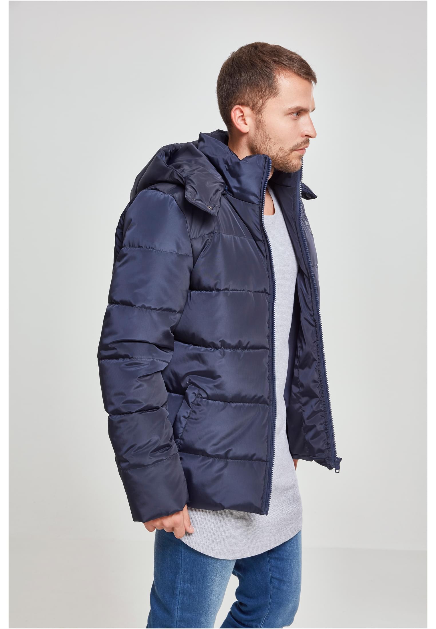 Hooded Puffer Jacket | navy