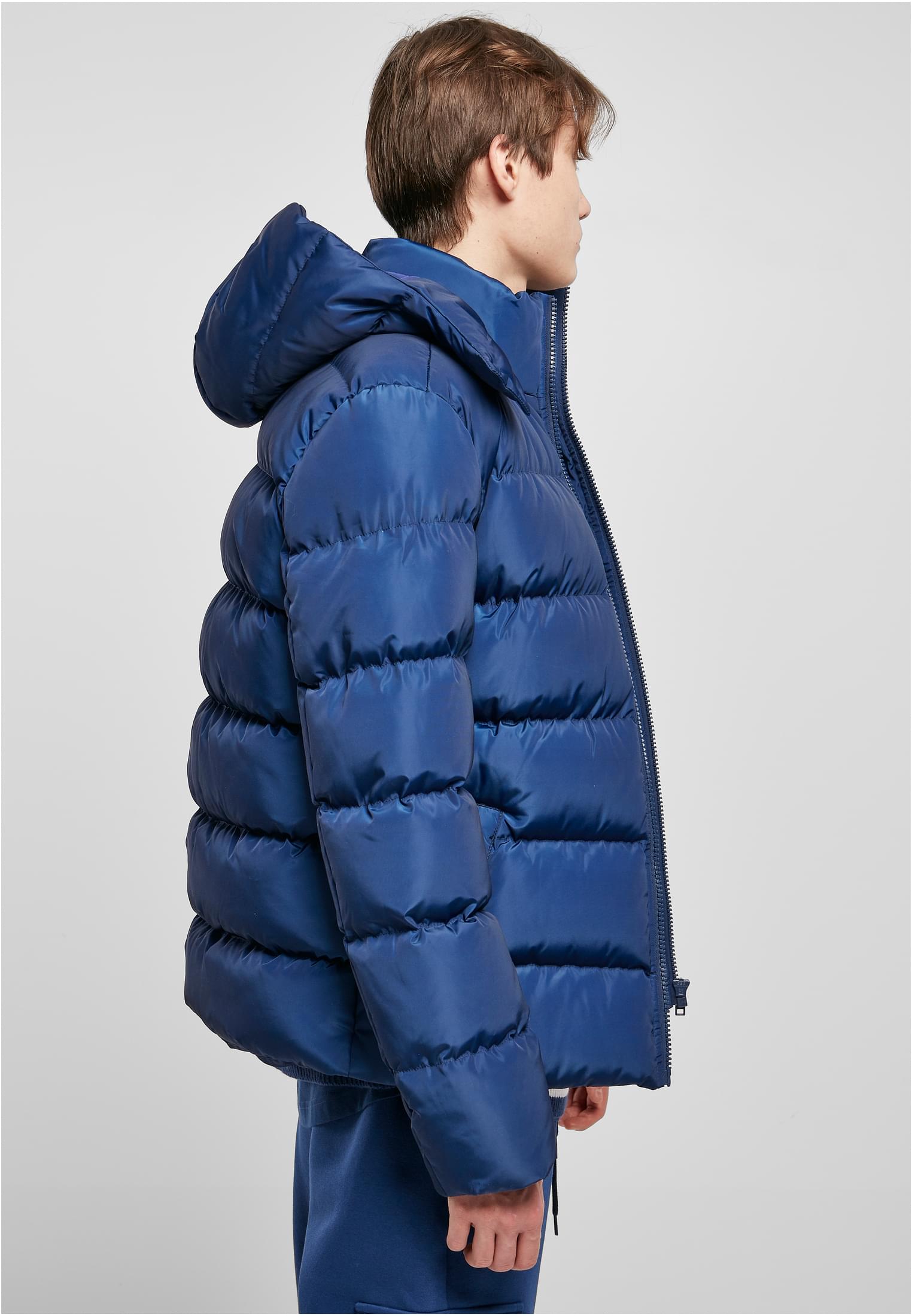 Hooded Puffer Jacket | spaceblue