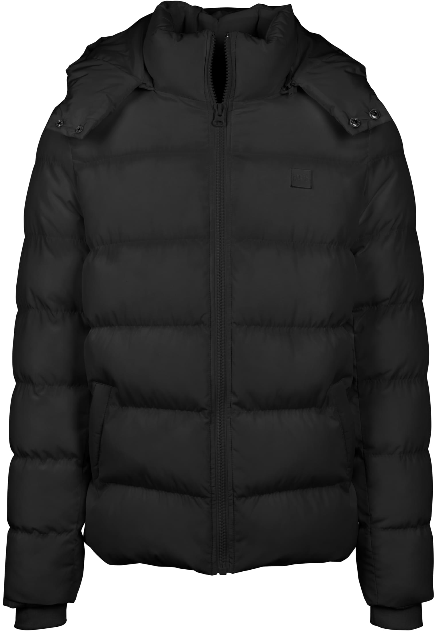 Hooded Puffer Jacket | black