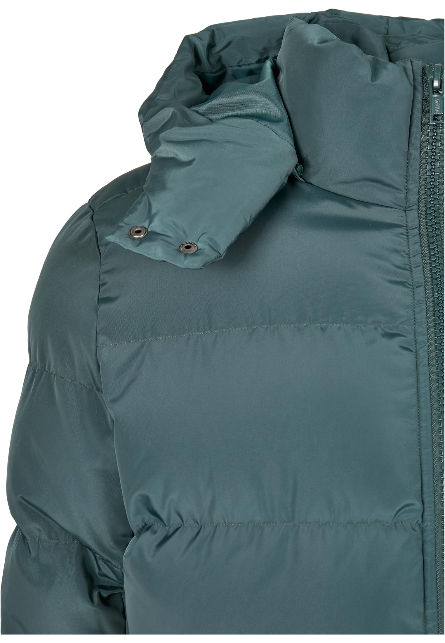 Hooded Puffer Jacket | bottlegreen