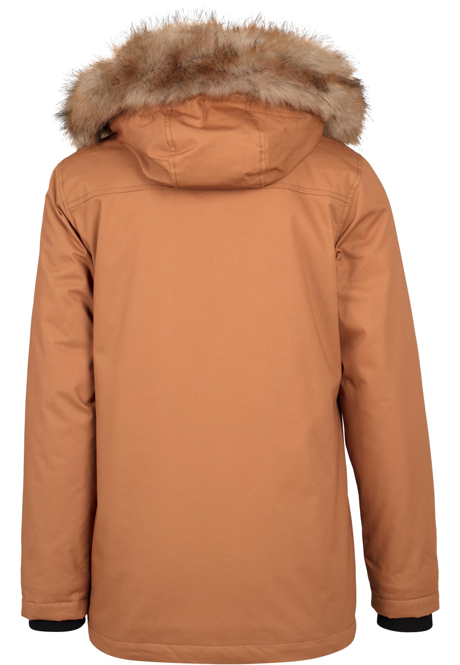 Heavy Cotton Imitation Fur Parka | toffee