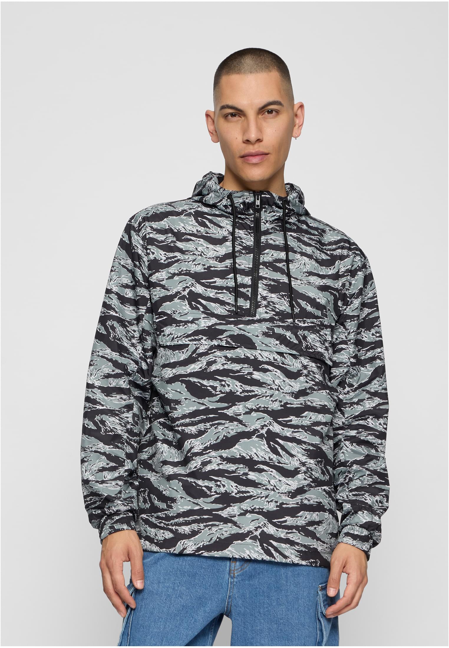 Tiger Camo Pull Over | stone camo