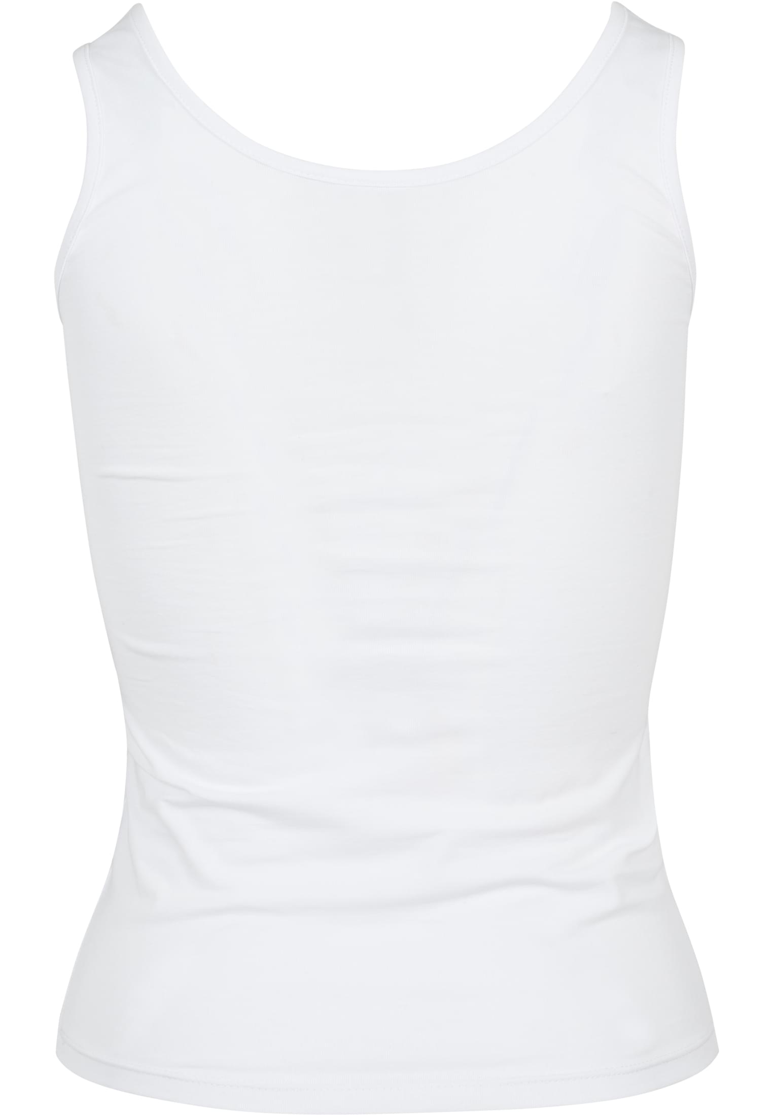 Ladies 2-Pack Basic Stretch Top | white