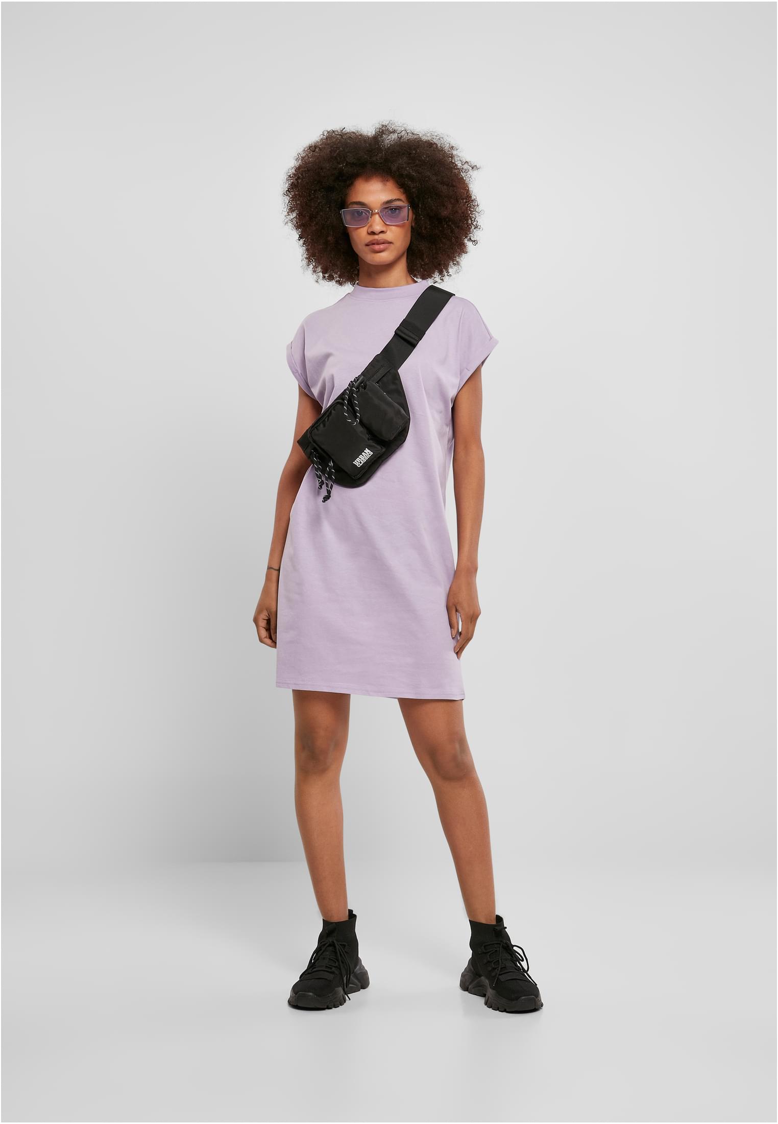 Ladies Turtle Extended Shoulder Dress | lilac