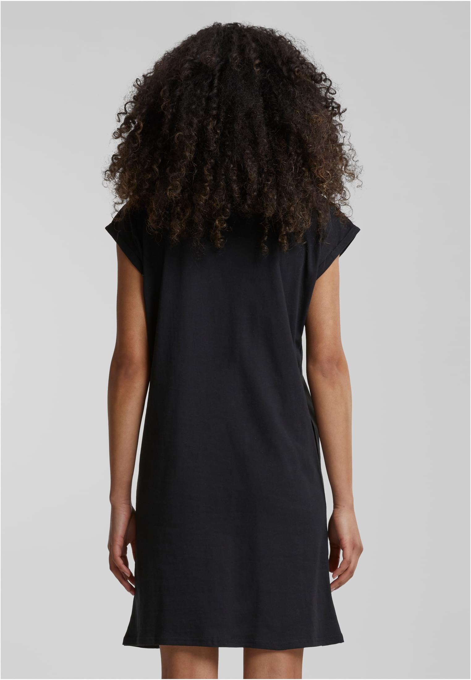 Ladies Turtle Extended Shoulder Dress | black