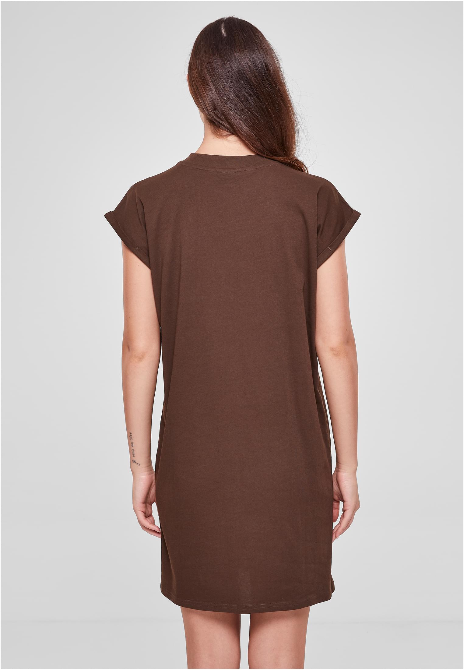 Ladies Turtle Extended Shoulder Dress | brown