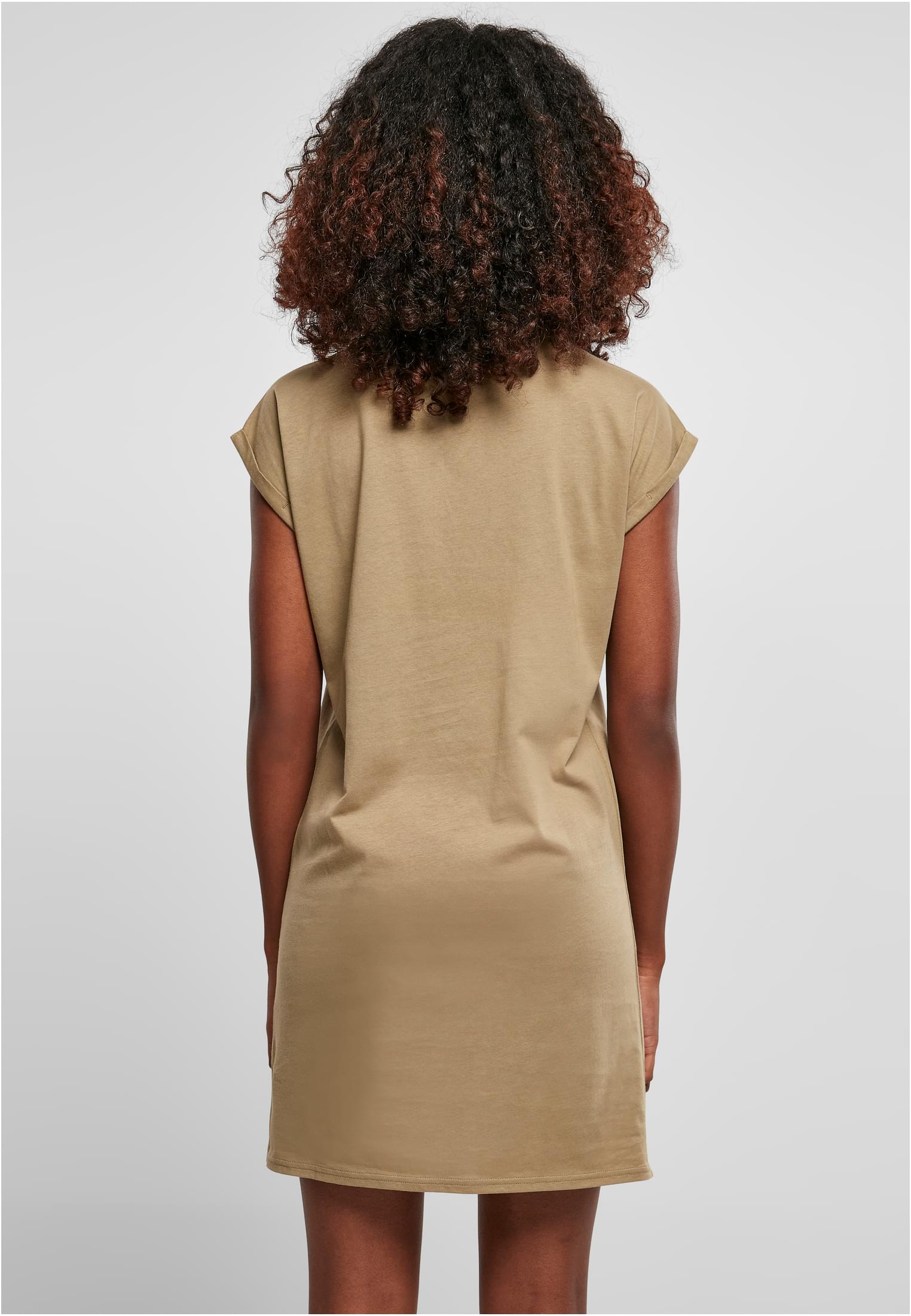 Ladies Turtle Extended Shoulder Dress | khaki