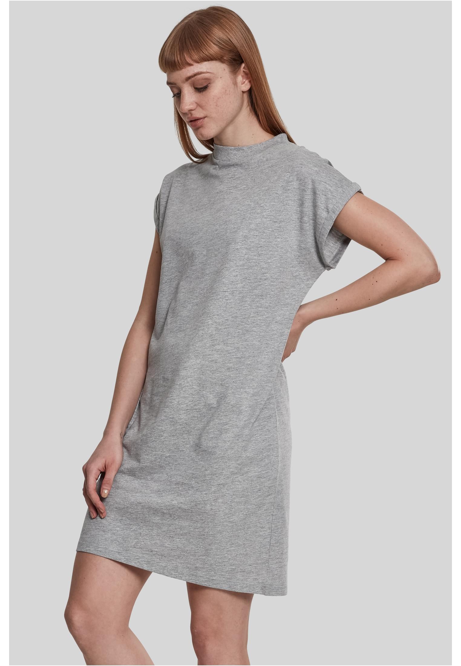 Ladies Turtle Extended Shoulder Dress | grey