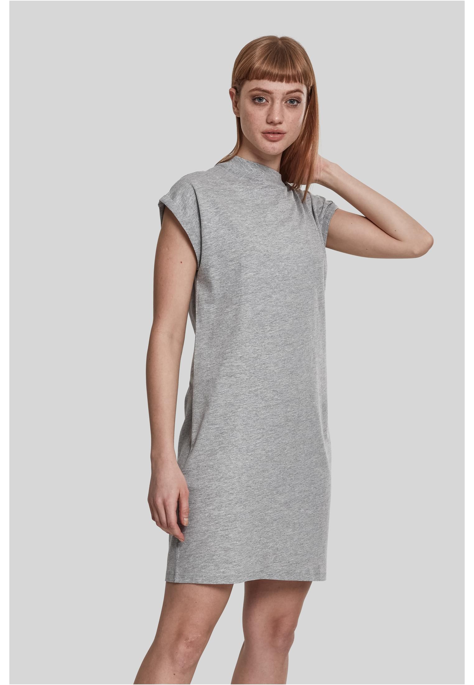 Ladies Turtle Extended Shoulder Dress | grey