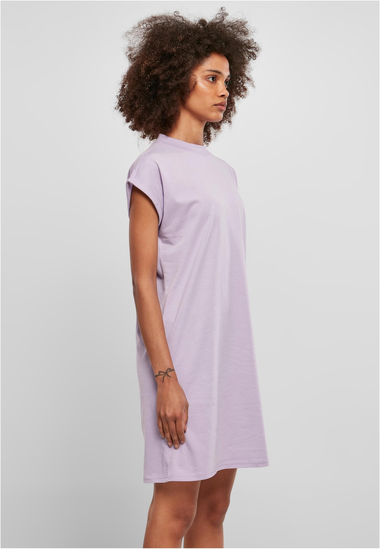 Ladies Turtle Extended Shoulder Dress | lilac