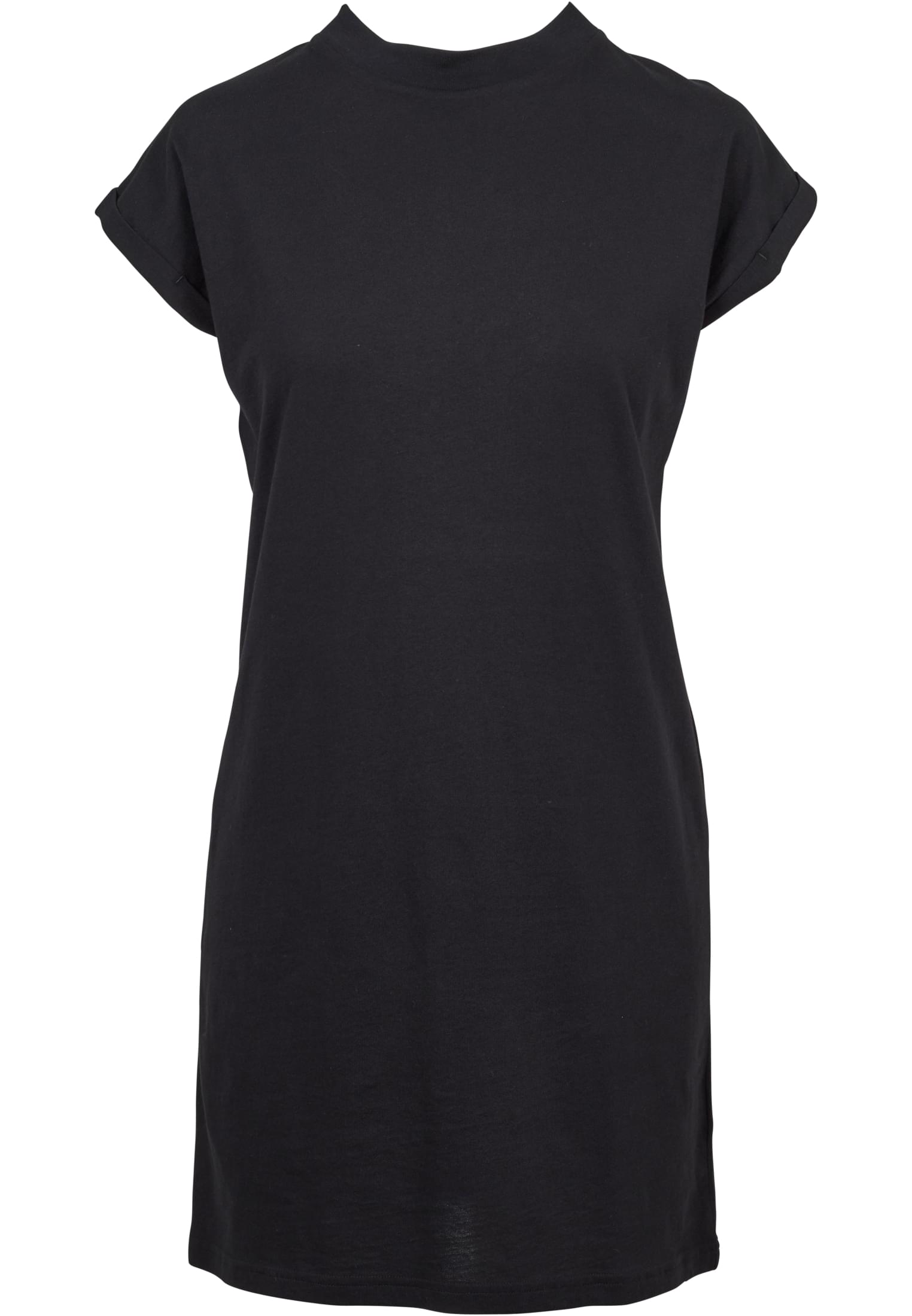 Ladies Turtle Extended Shoulder Dress | black