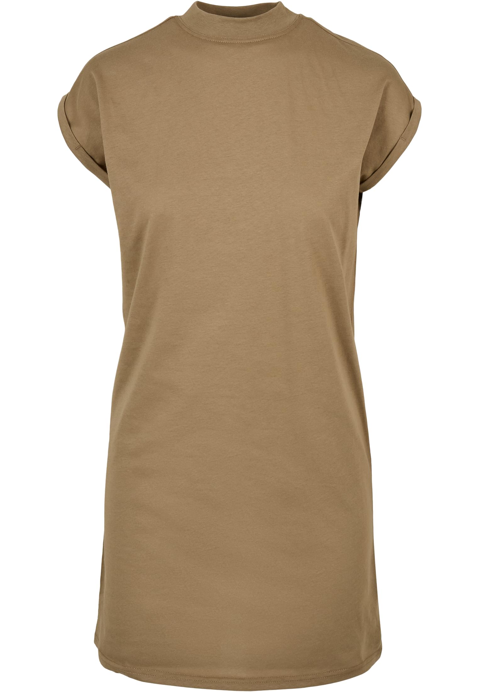 Ladies Turtle Extended Shoulder Dress | khaki