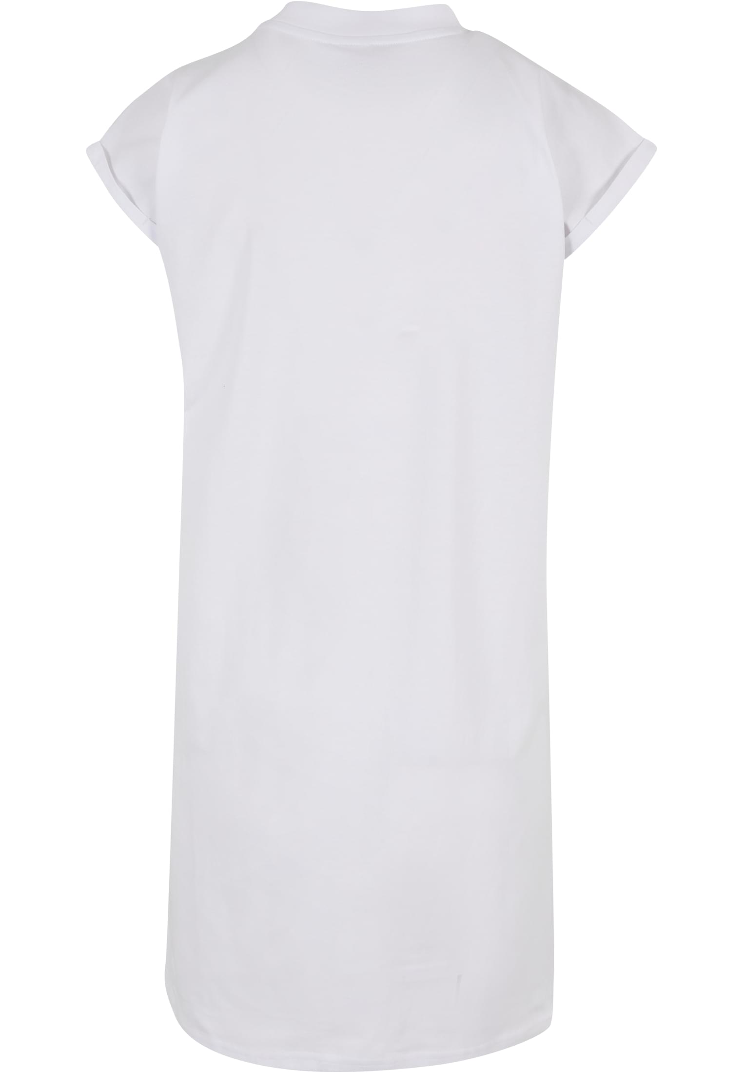 Ladies Turtle Extended Shoulder Dress | white