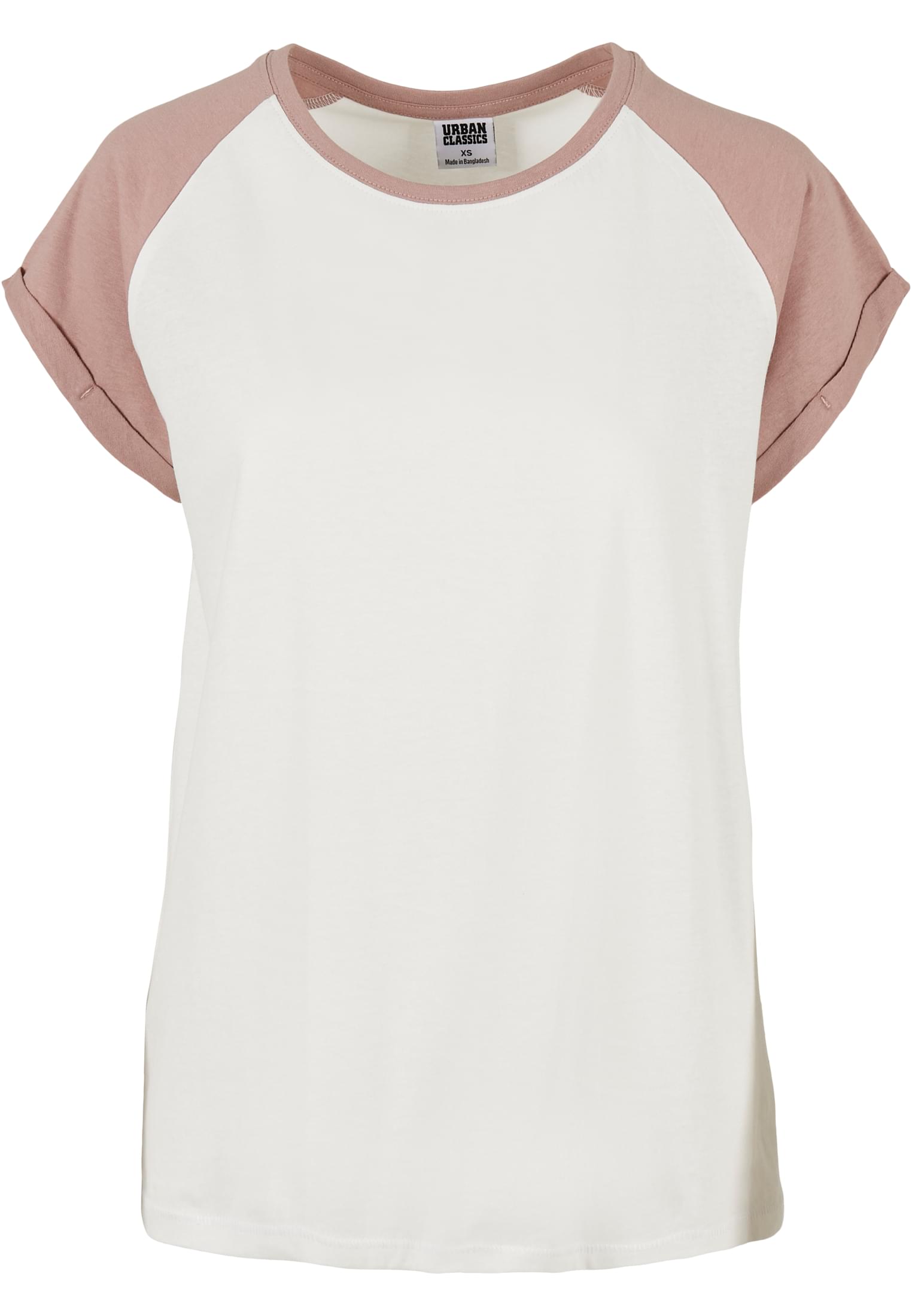 Ladies Contrast Raglan Tee 2-Pack | whitesand/duskrose+lightgry/paleleaf