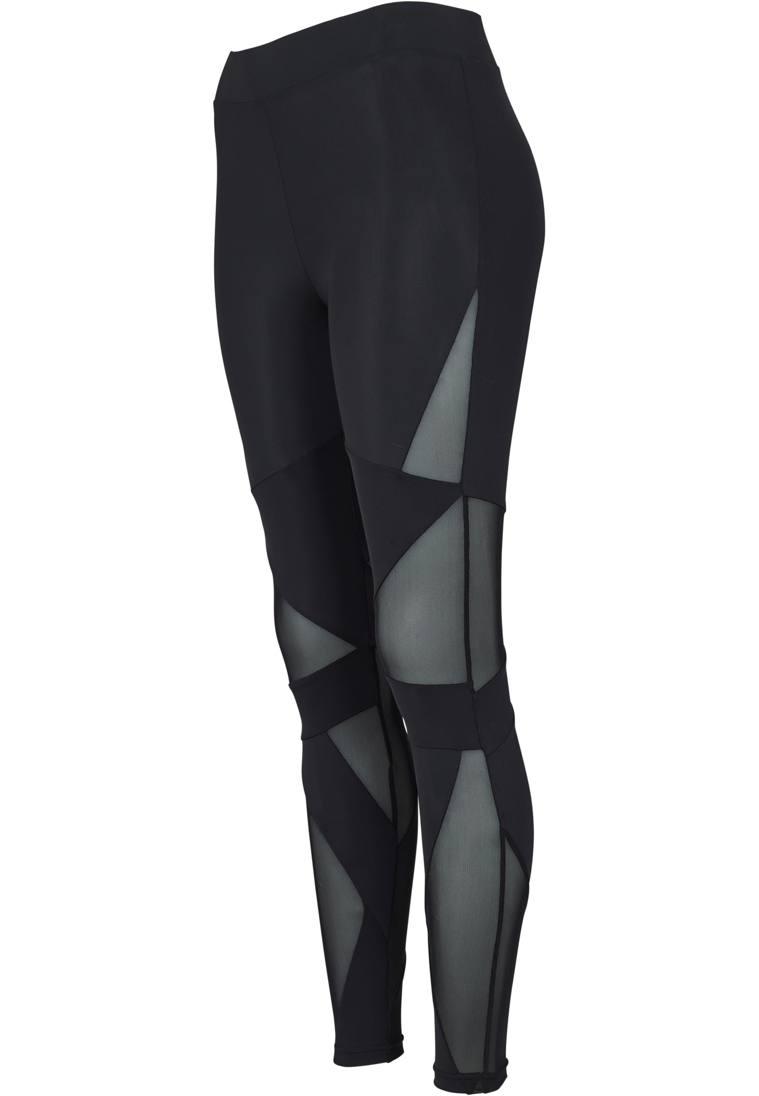 Ladies Triangle Tech Mesh Leggings | blk/blk