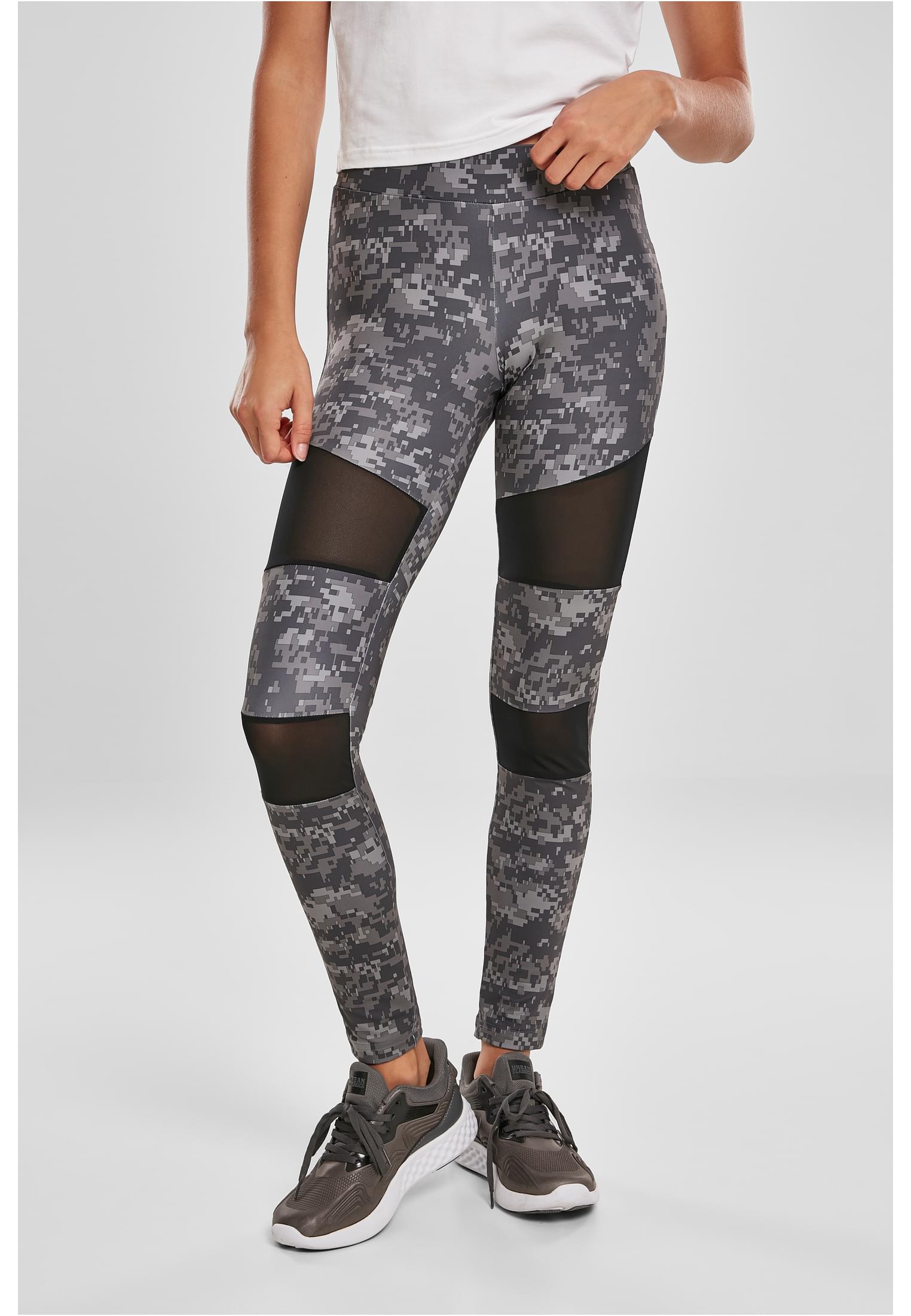 Ladies Camo Tech Mesh Leggings | dark digital camo