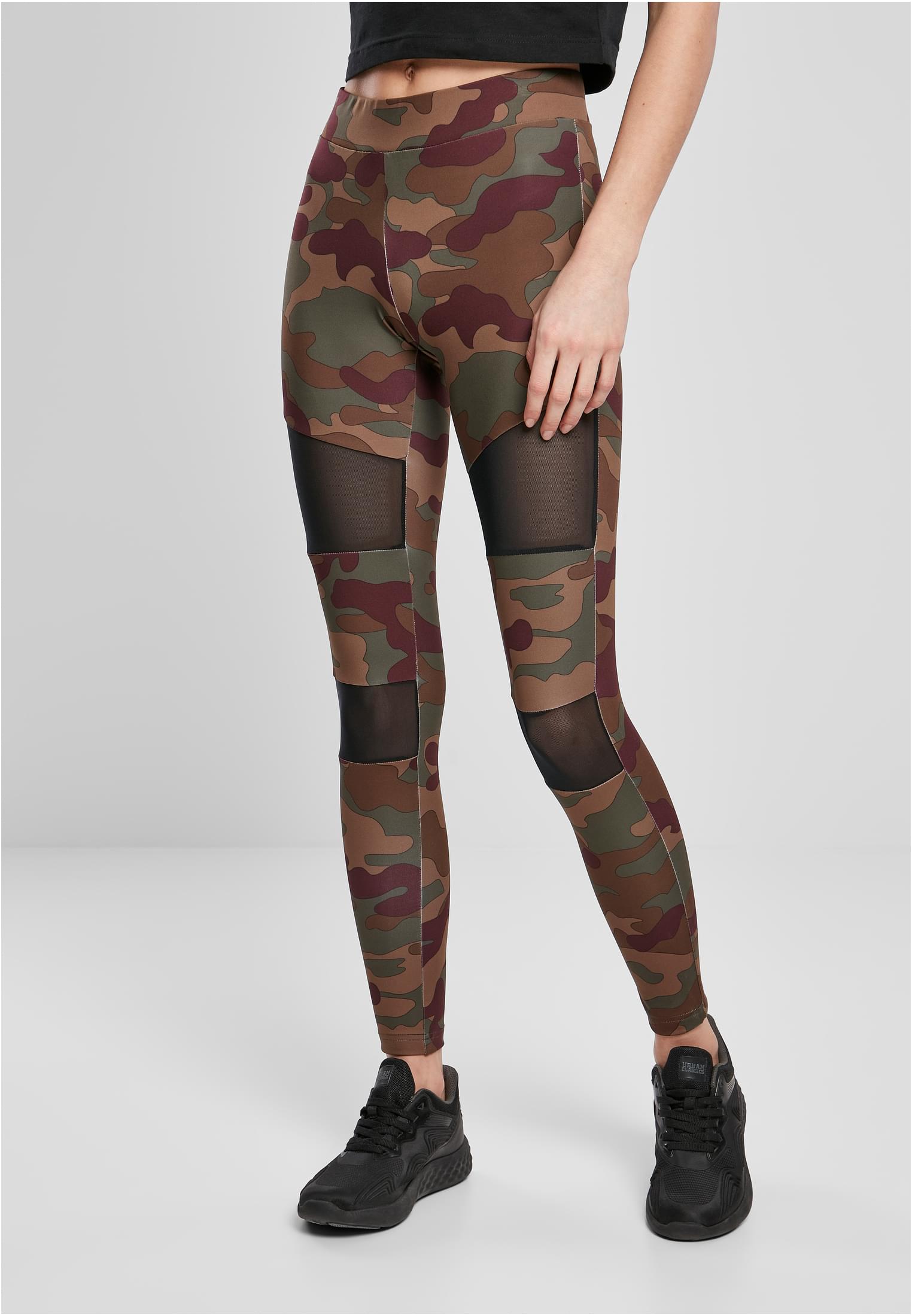 Ladies Camo Tech Mesh Leggings | redwood camo