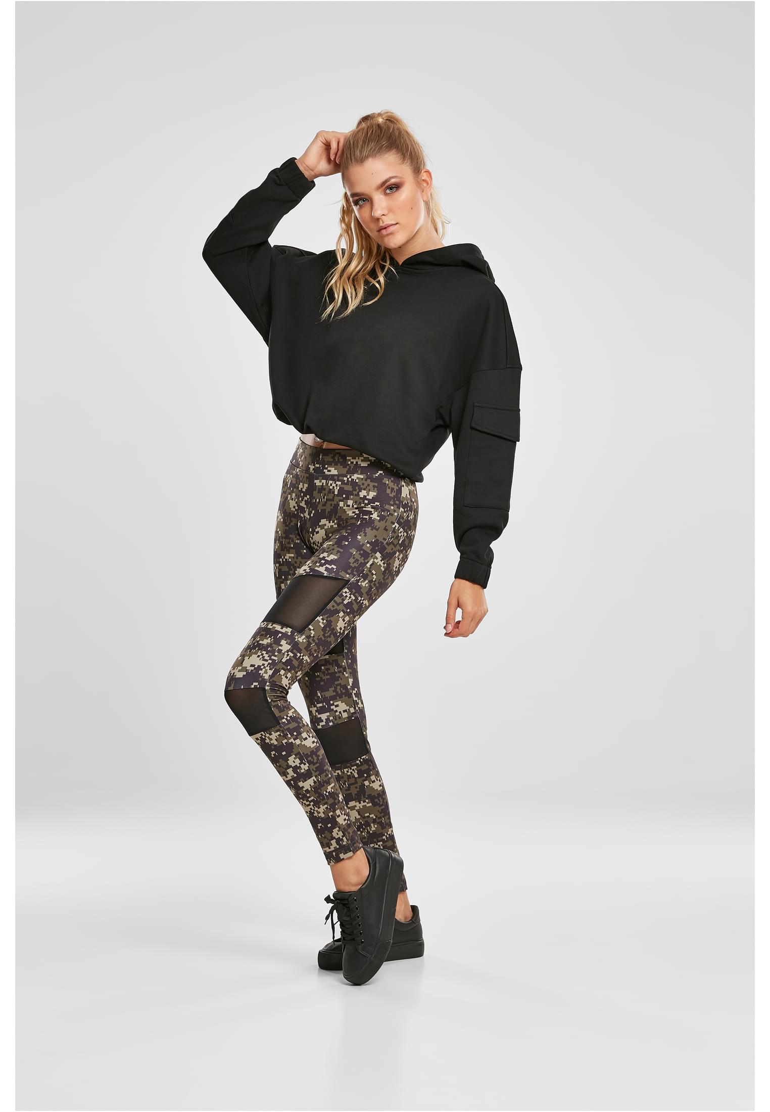 Ladies Camo Tech Mesh Leggings | wood digital camo