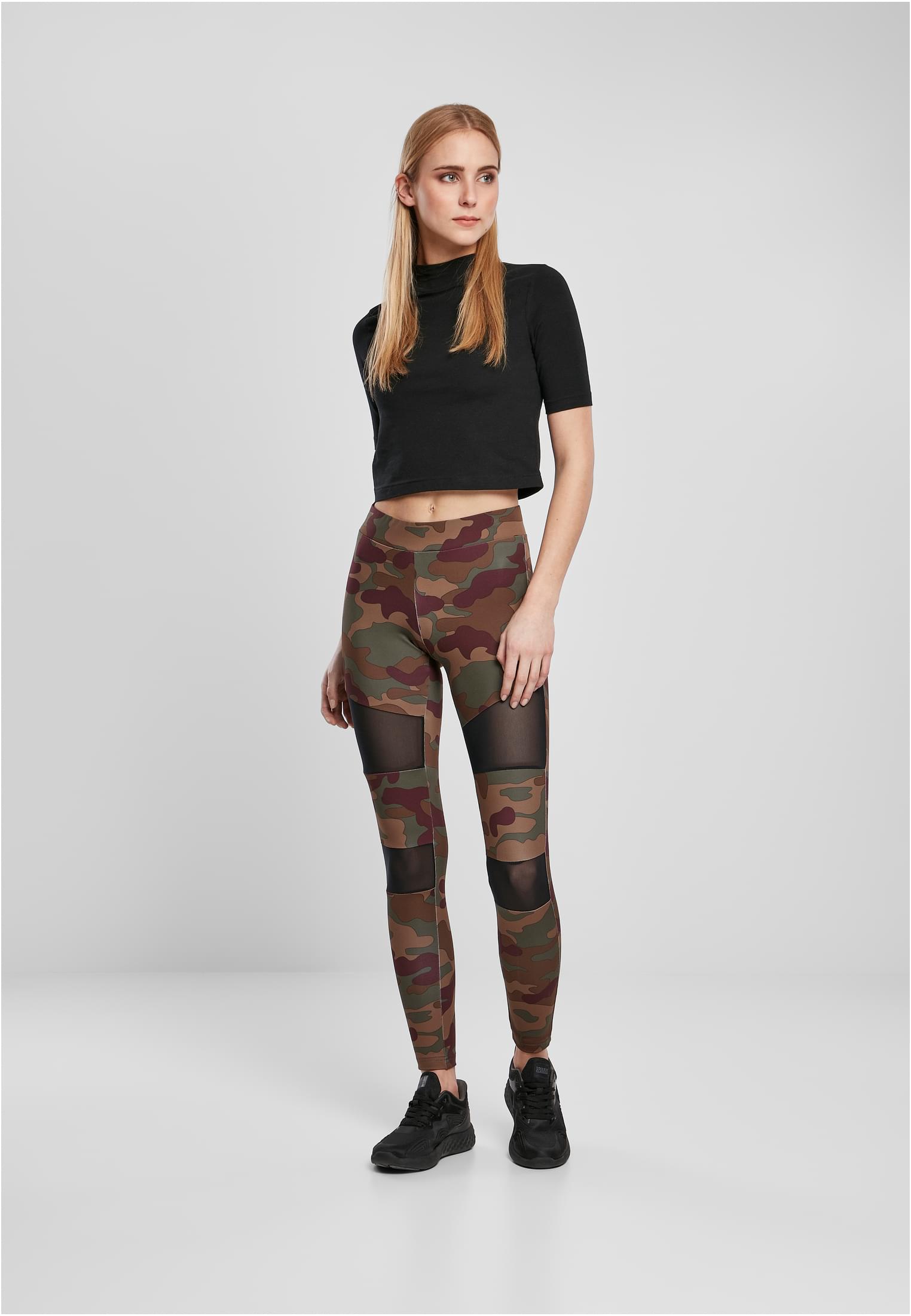 Ladies Camo Tech Mesh Leggings | redwood camo