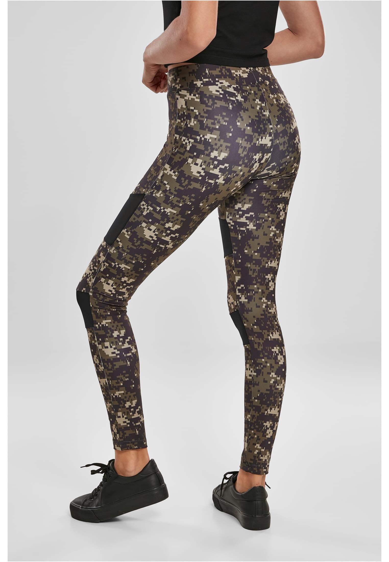 Ladies Camo Tech Mesh Leggings | wood digital camo