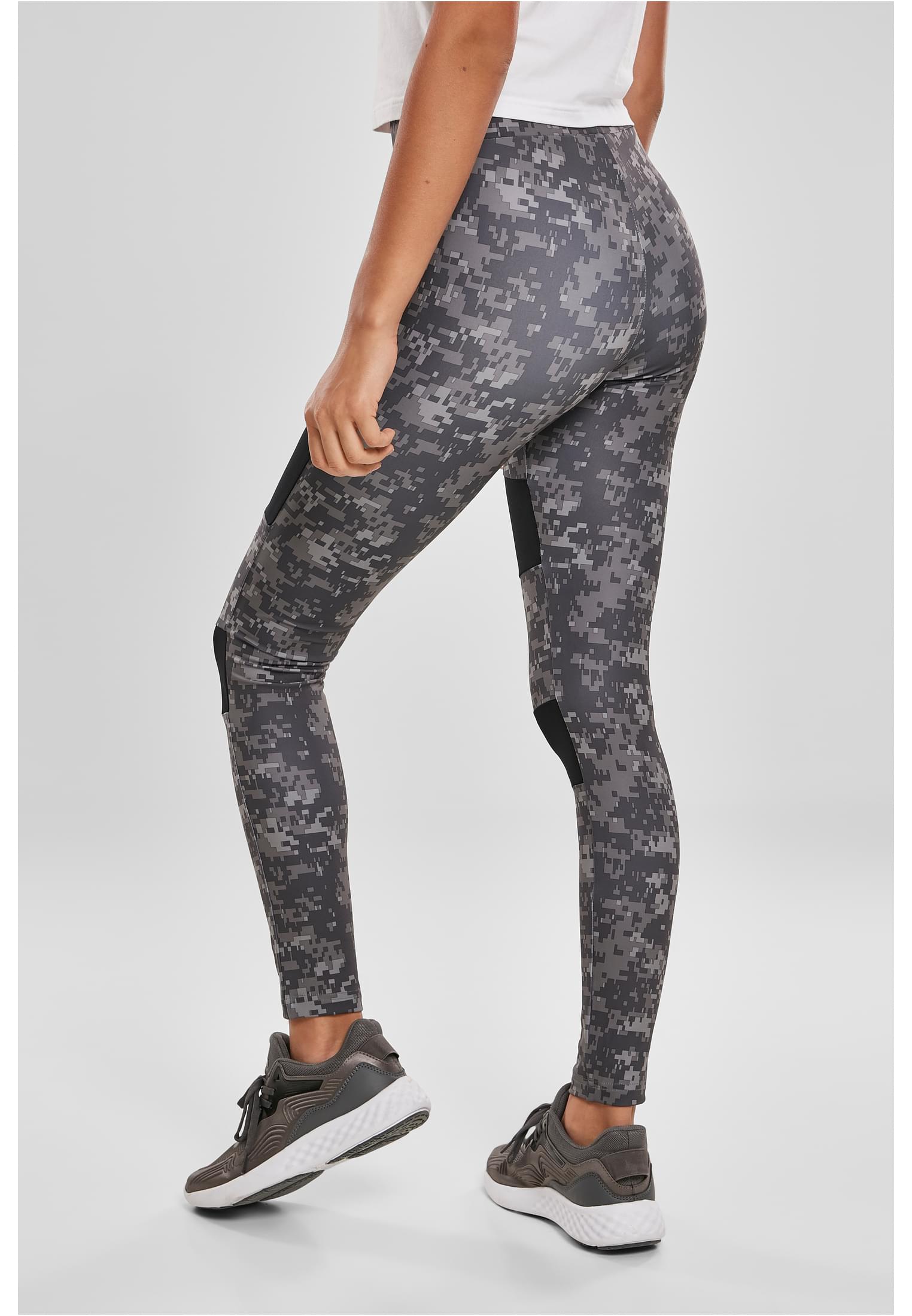 Ladies Camo Tech Mesh Leggings | dark digital camo