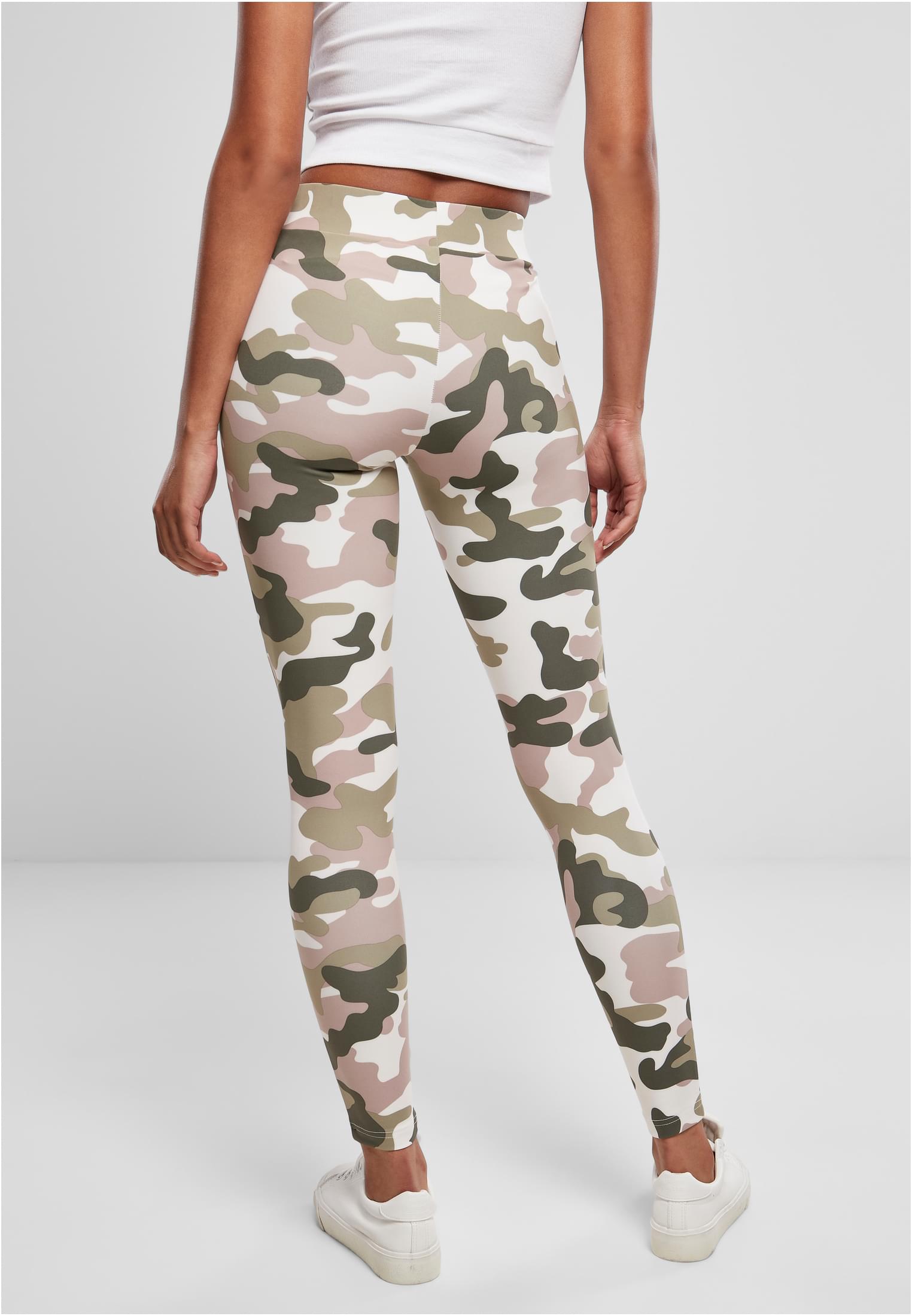 Ladies Camo Tech Mesh Leggings | duskrose camo