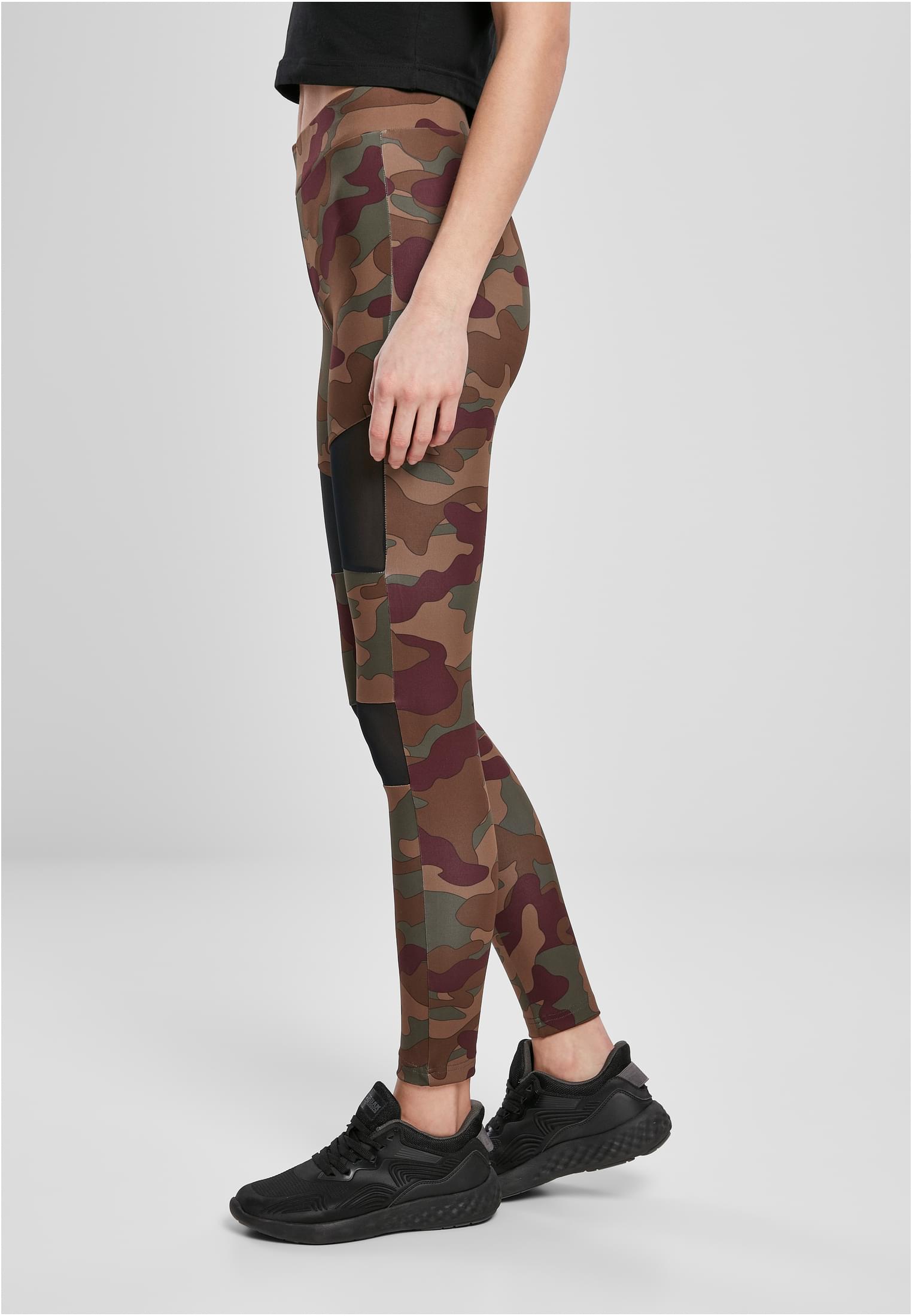 Ladies Camo Tech Mesh Leggings | redwood camo