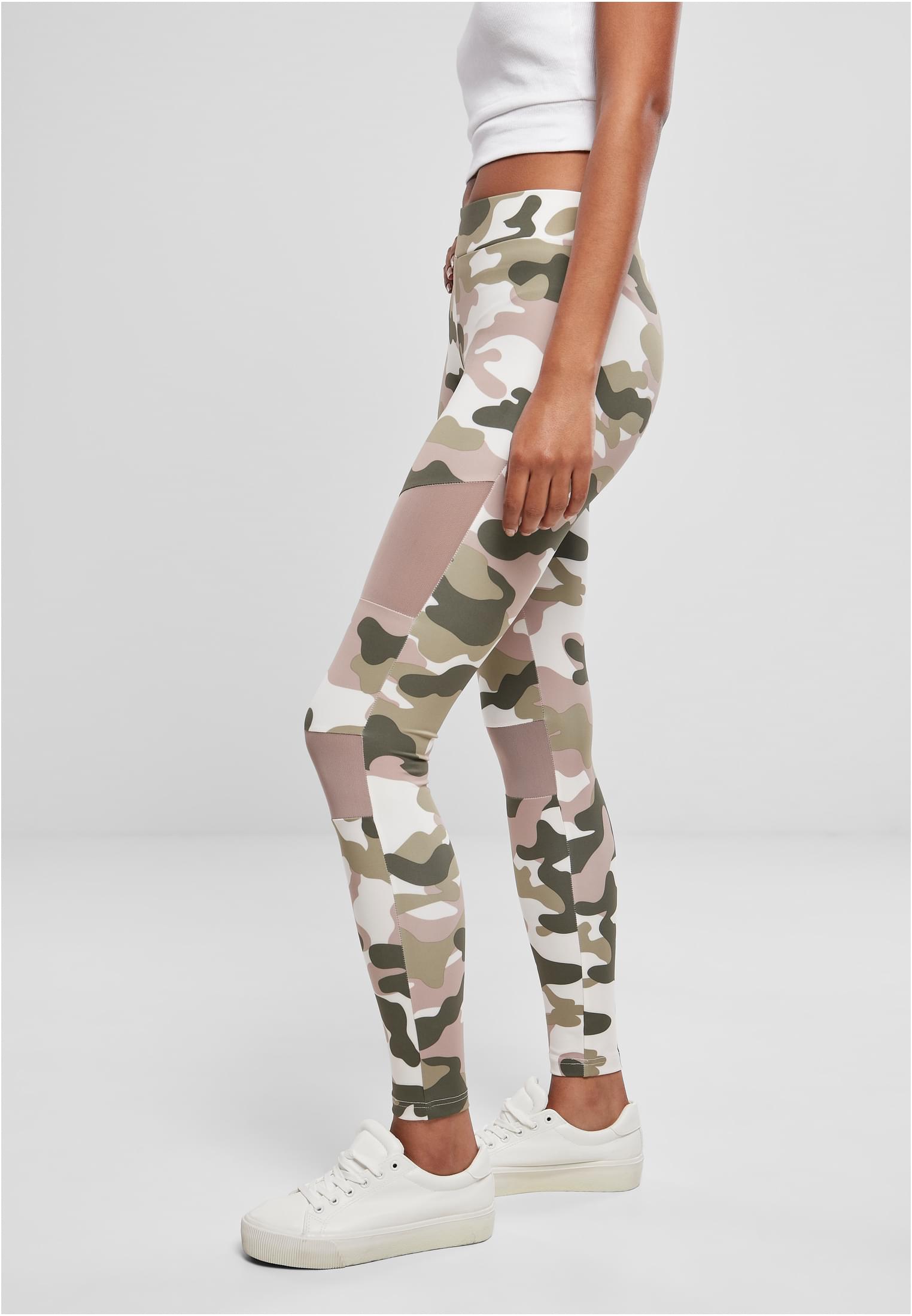 Ladies Camo Tech Mesh Leggings | duskrose camo