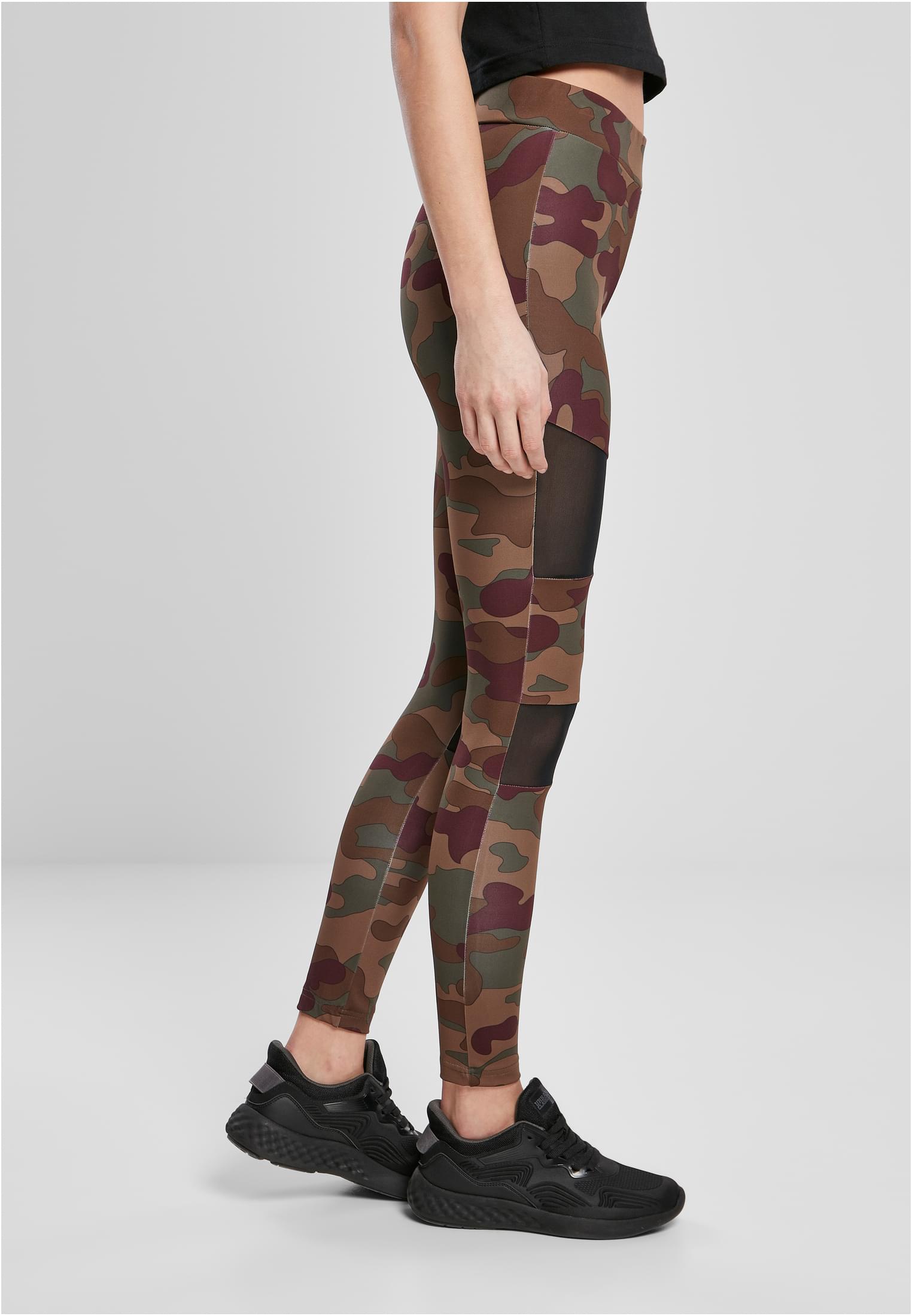 Ladies Camo Tech Mesh Leggings | redwood camo