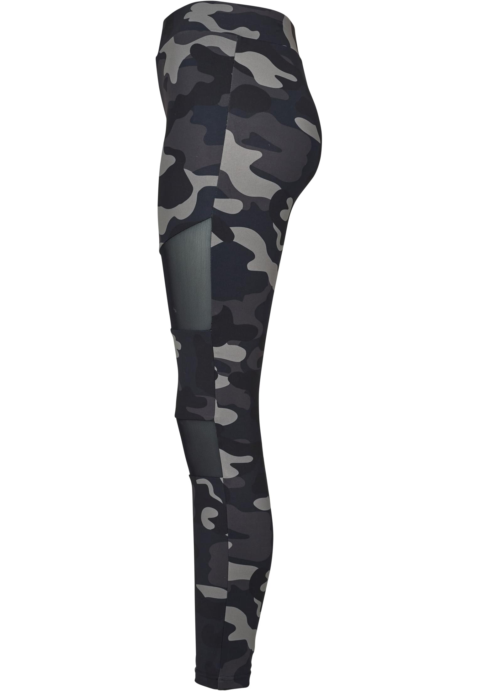 Ladies Camo Tech Mesh Leggings | darkcamo/blk