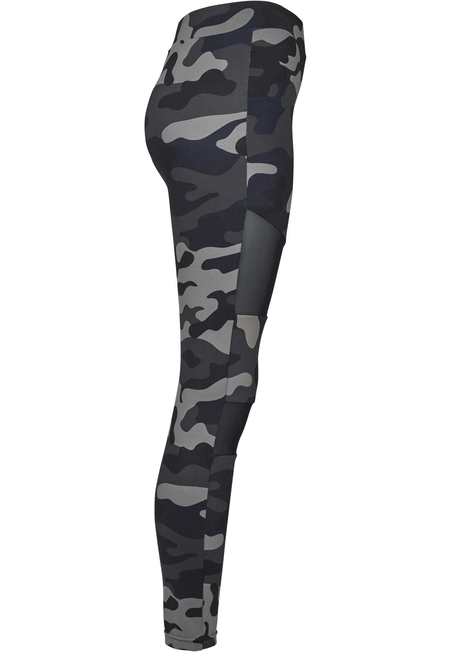 Ladies Camo Tech Mesh Leggings | darkcamo/blk