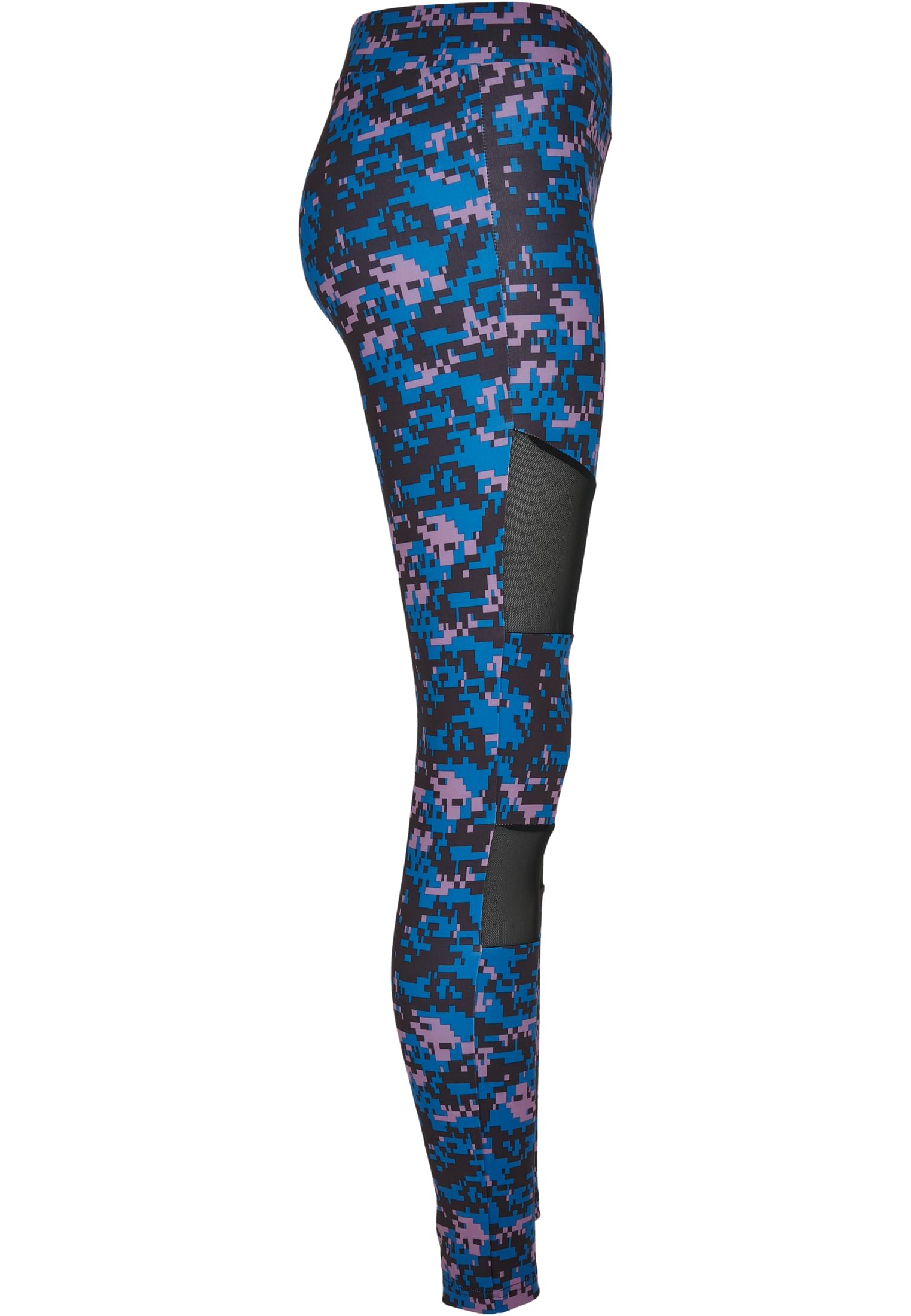 Ladies Camo Tech Mesh Leggings | digital duskviolet camo