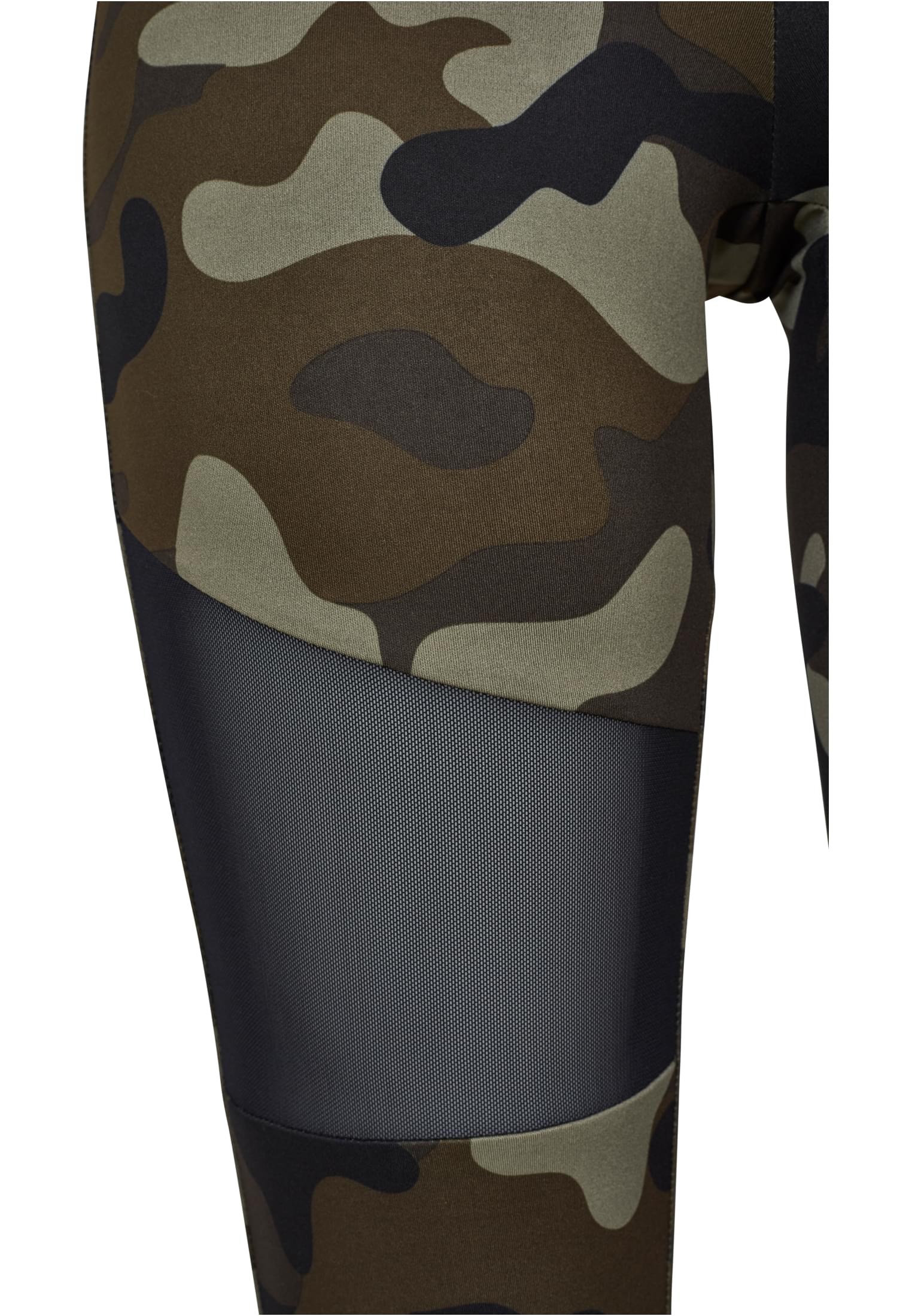 Ladies Camo Tech Mesh Leggings | woodcamo/blk