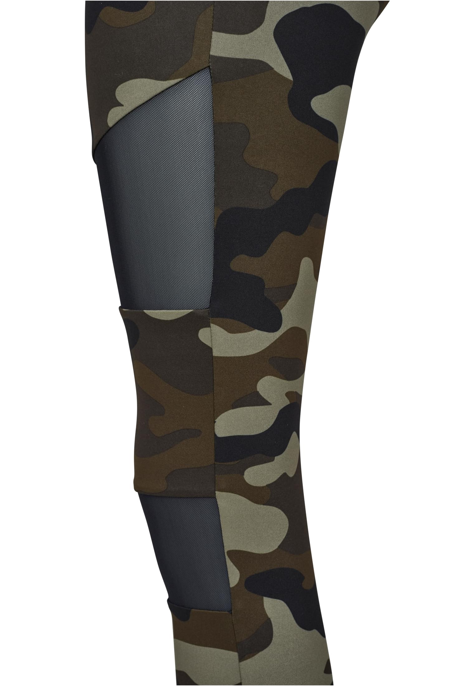 Ladies Camo Tech Mesh Leggings | woodcamo/blk