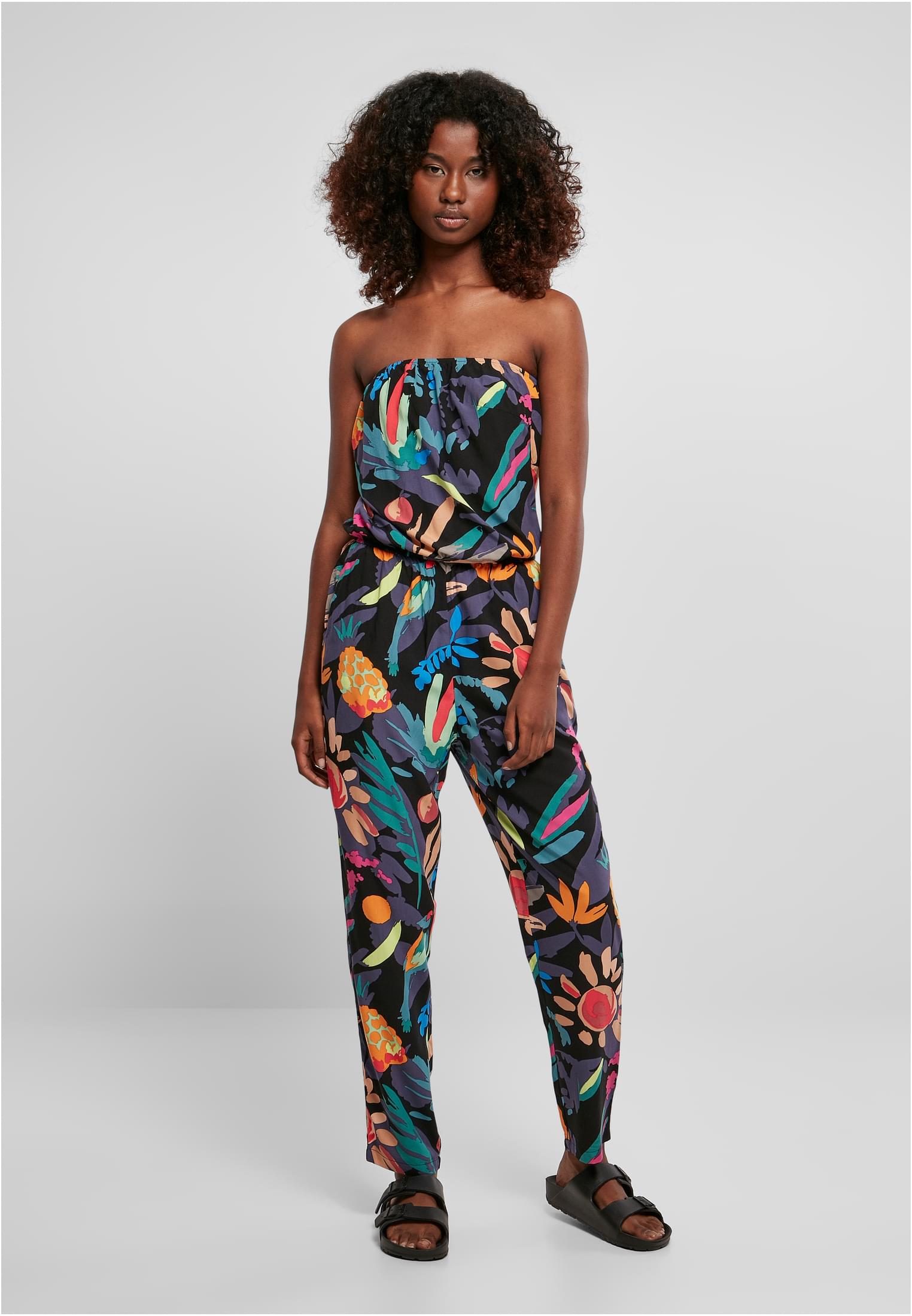 Ladies Viscose Bandeau Jumpsuit | blackfruity