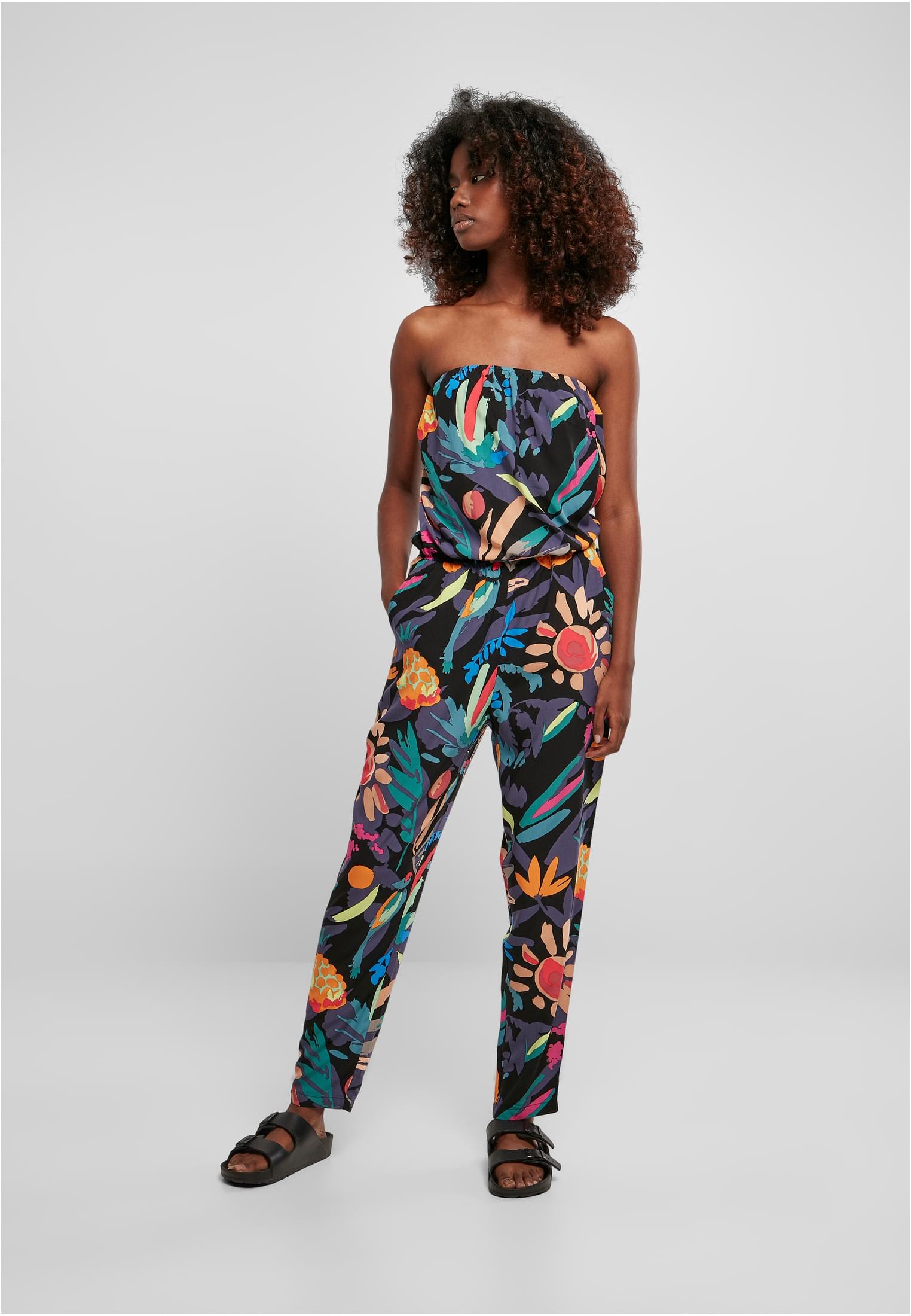 Ladies Viscose Bandeau Jumpsuit | blackfruity