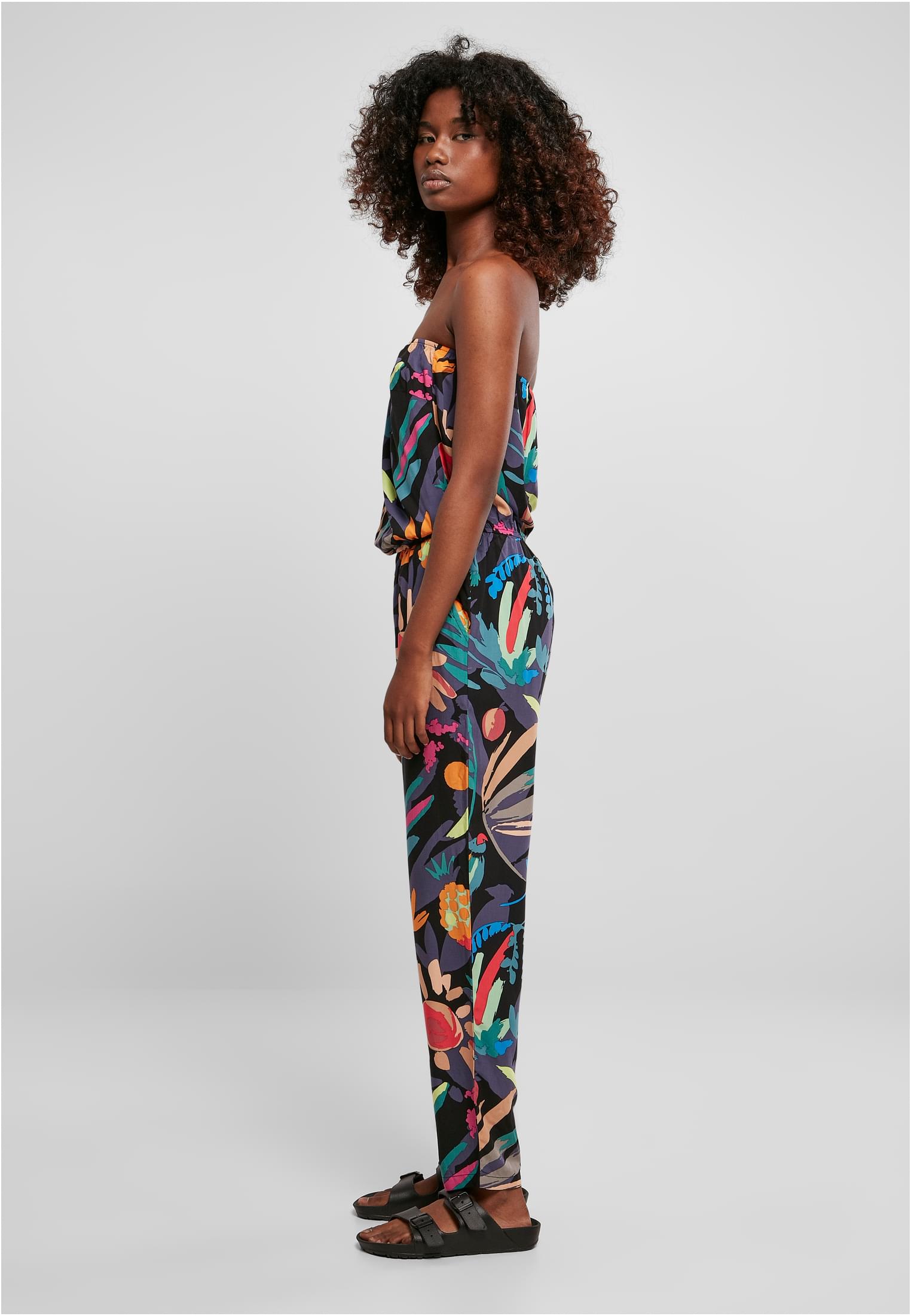 Ladies Viscose Bandeau Jumpsuit | blackfruity