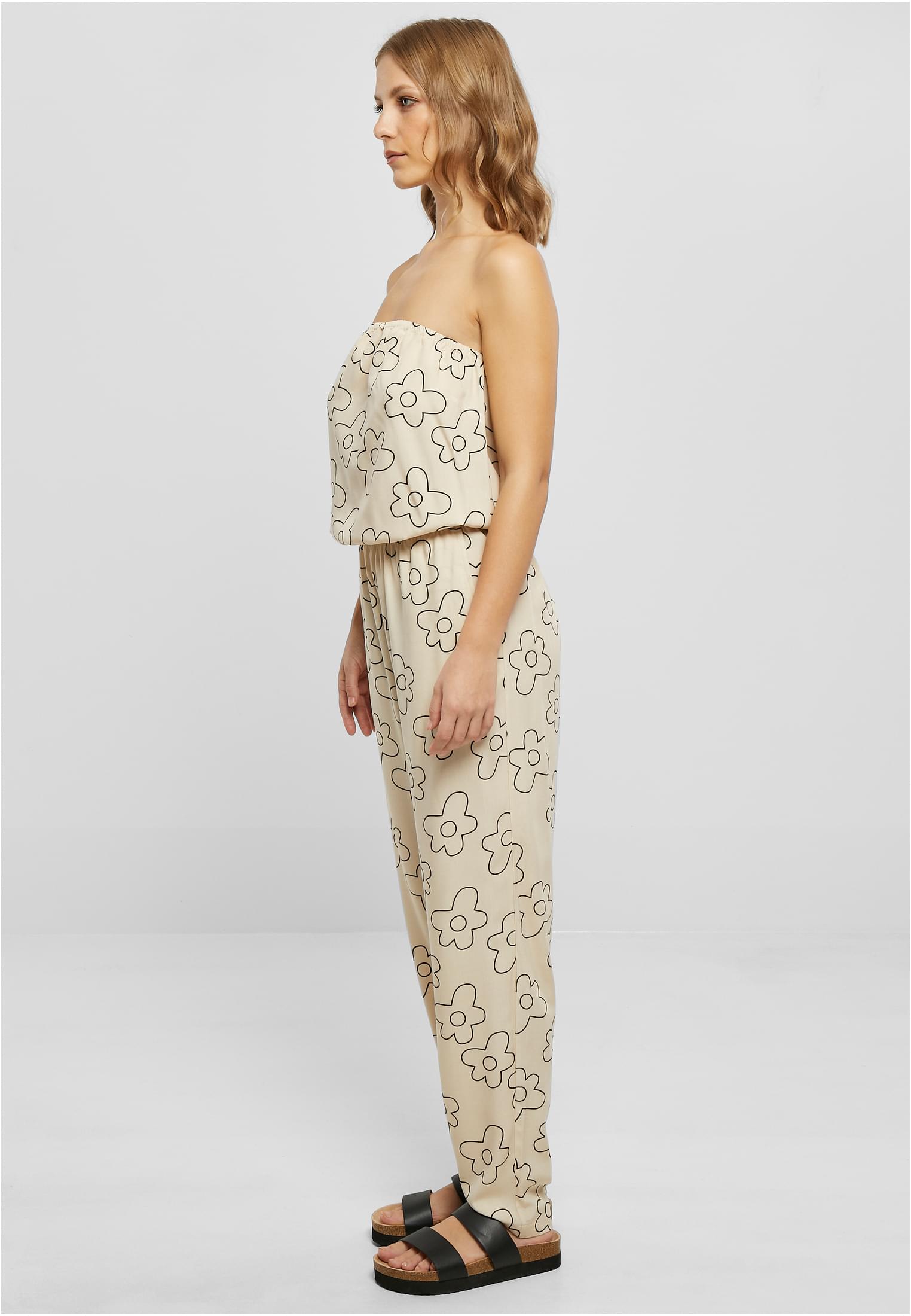 Ladies Viscose Bandeau Jumpsuit | softseagrassflower