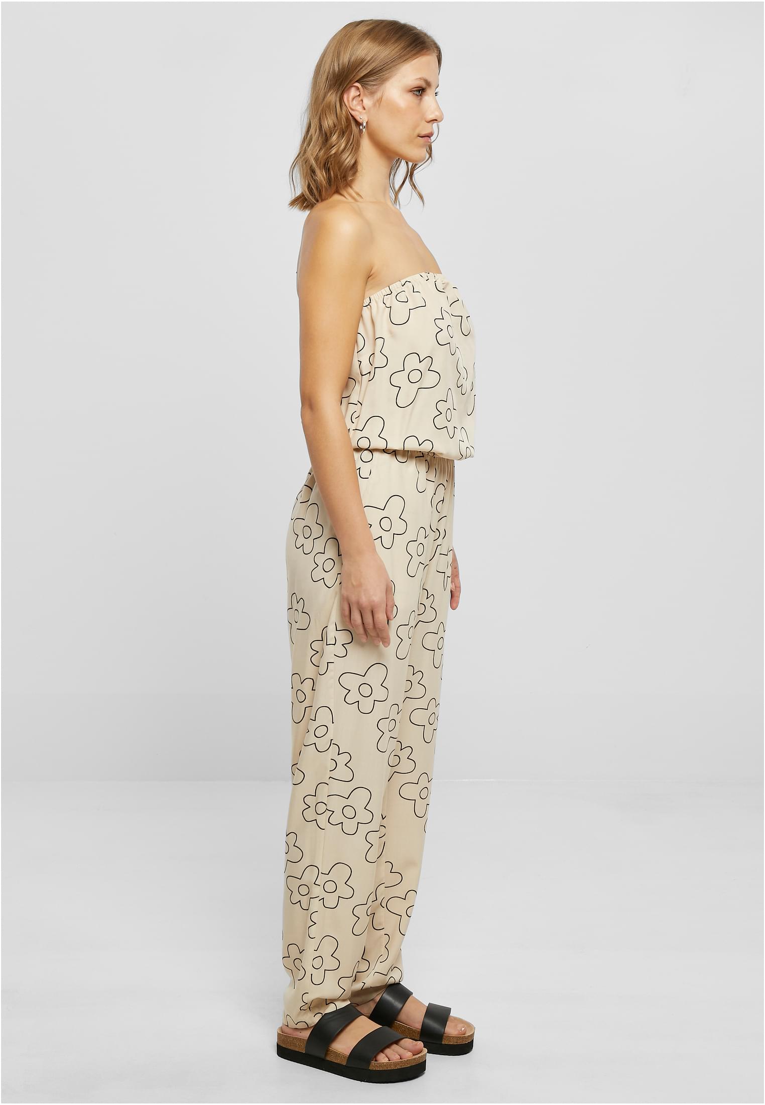 Ladies Viscose Bandeau Jumpsuit | softseagrassflower