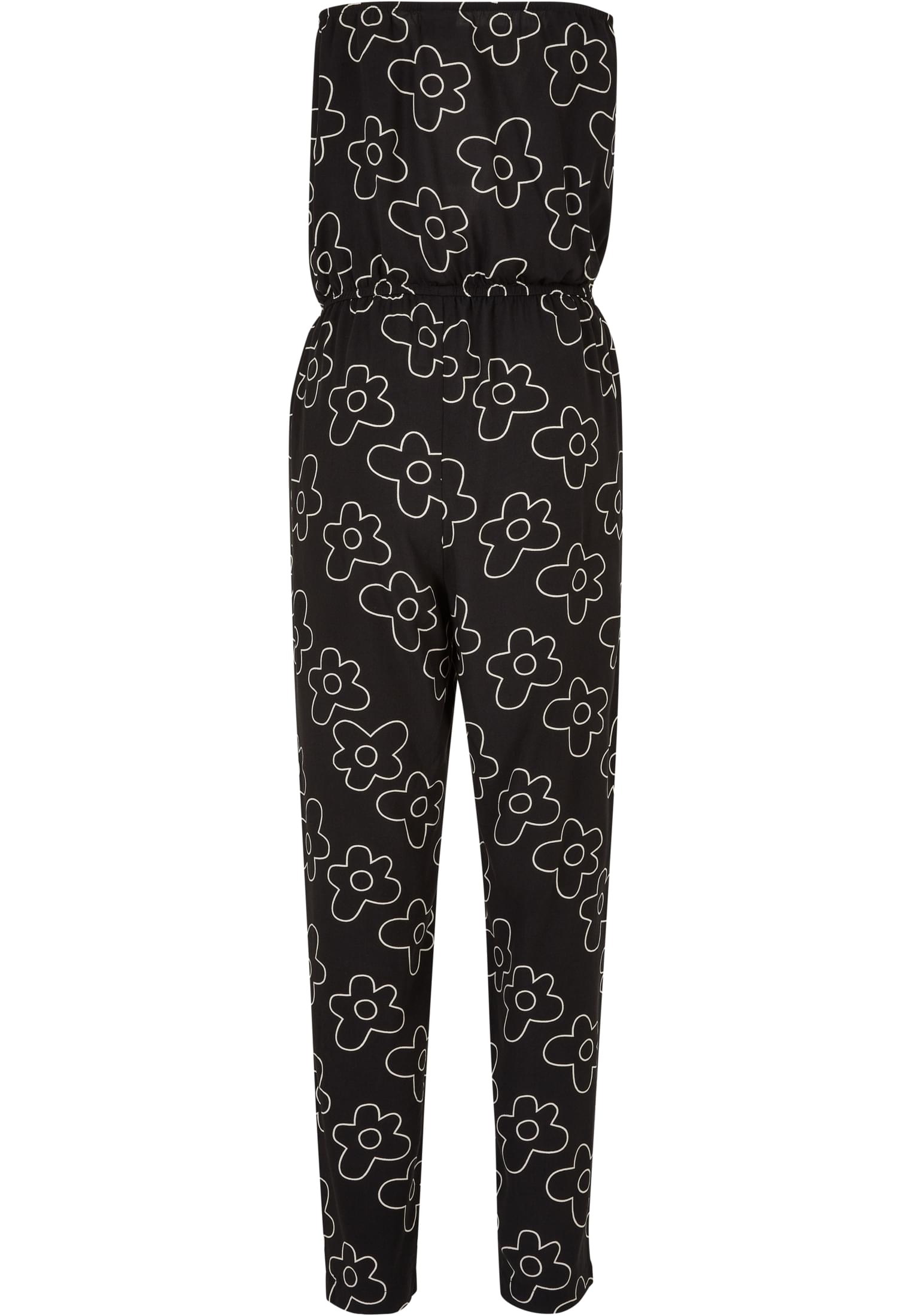 Ladies Viscose Bandeau Jumpsuit | blackflower