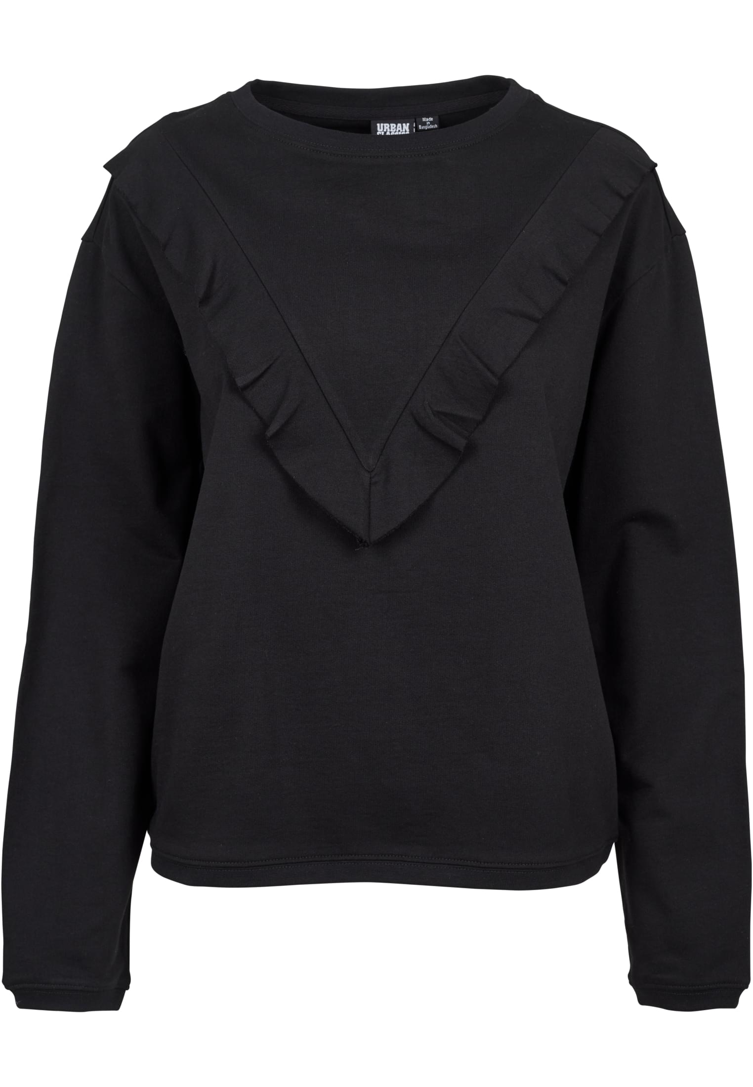 Ladies Terry Volant Crew | black