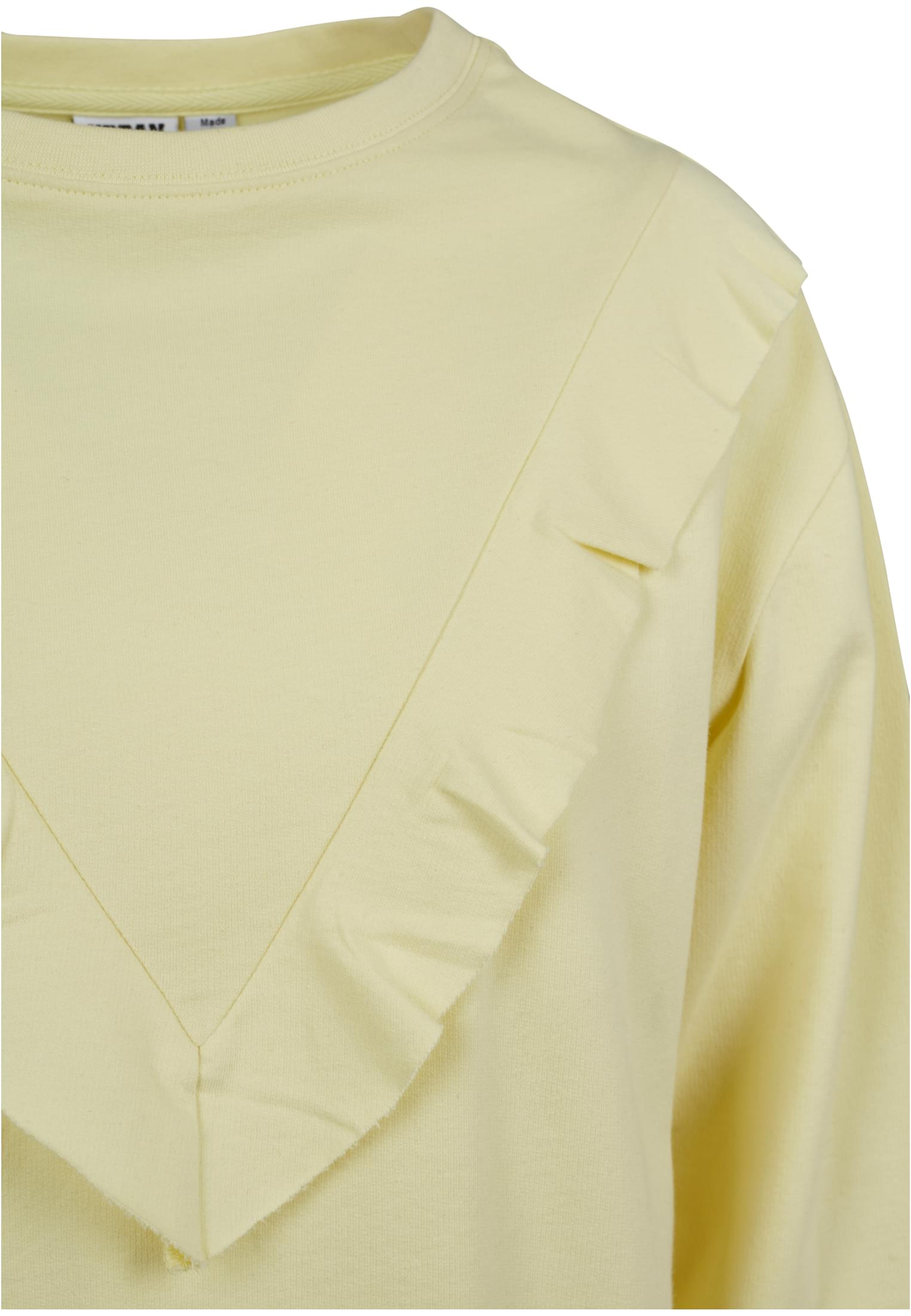 Ladies Terry Volant Crew | powderyellow