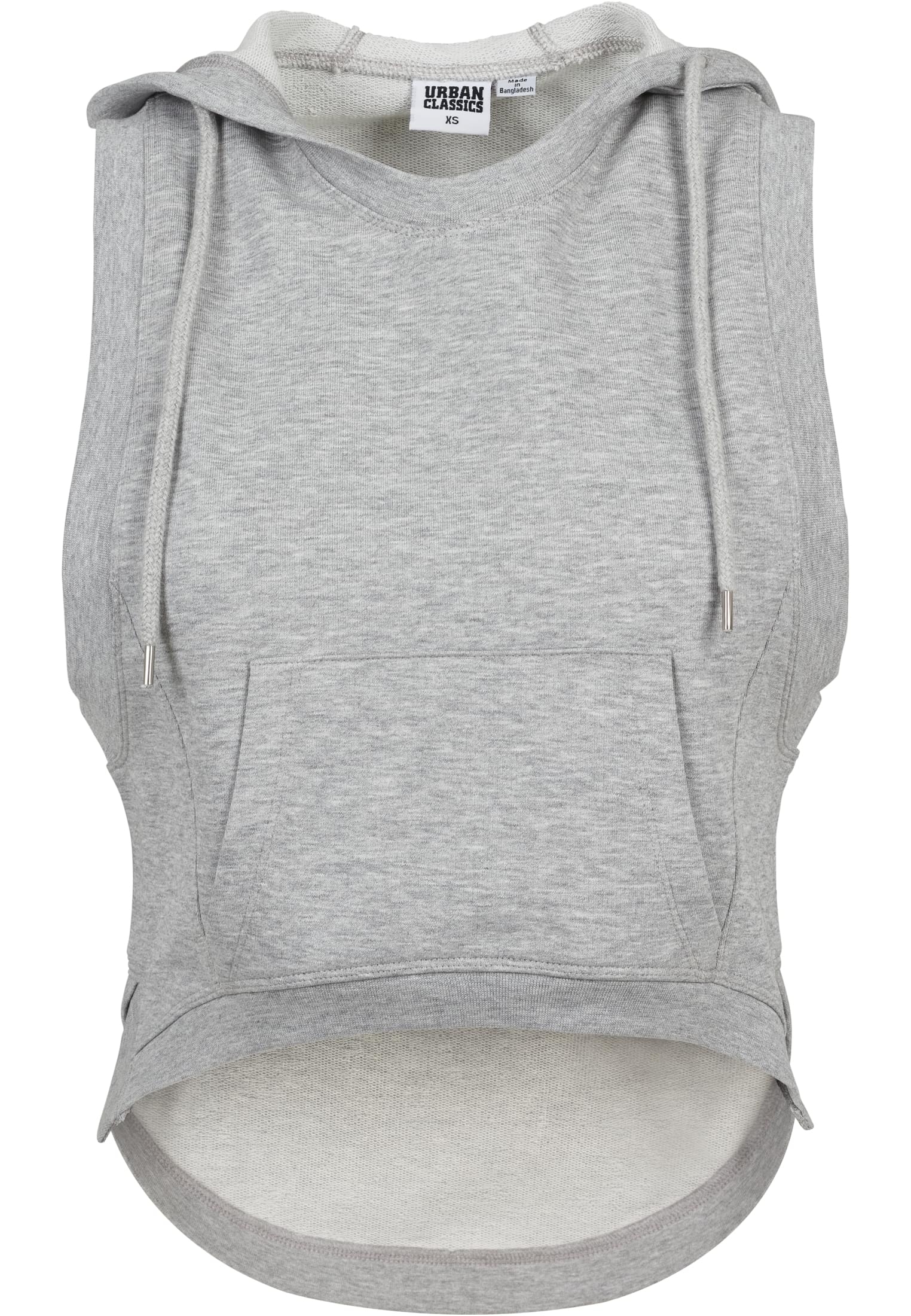 Ladies Hooded Terry Tank | grey