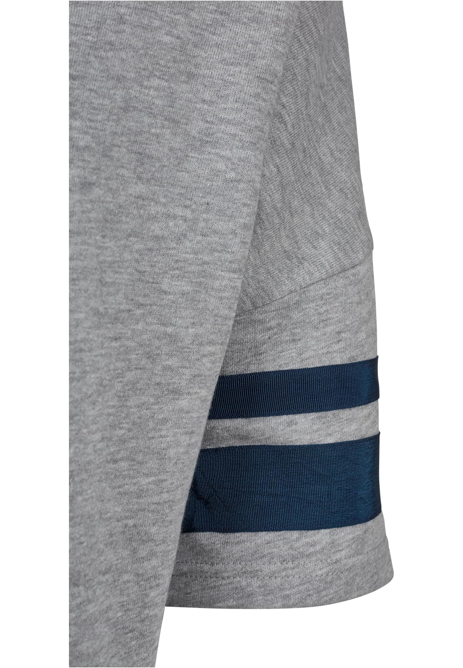 Ladies Taped Short Sleeve Hoody | grey/navy