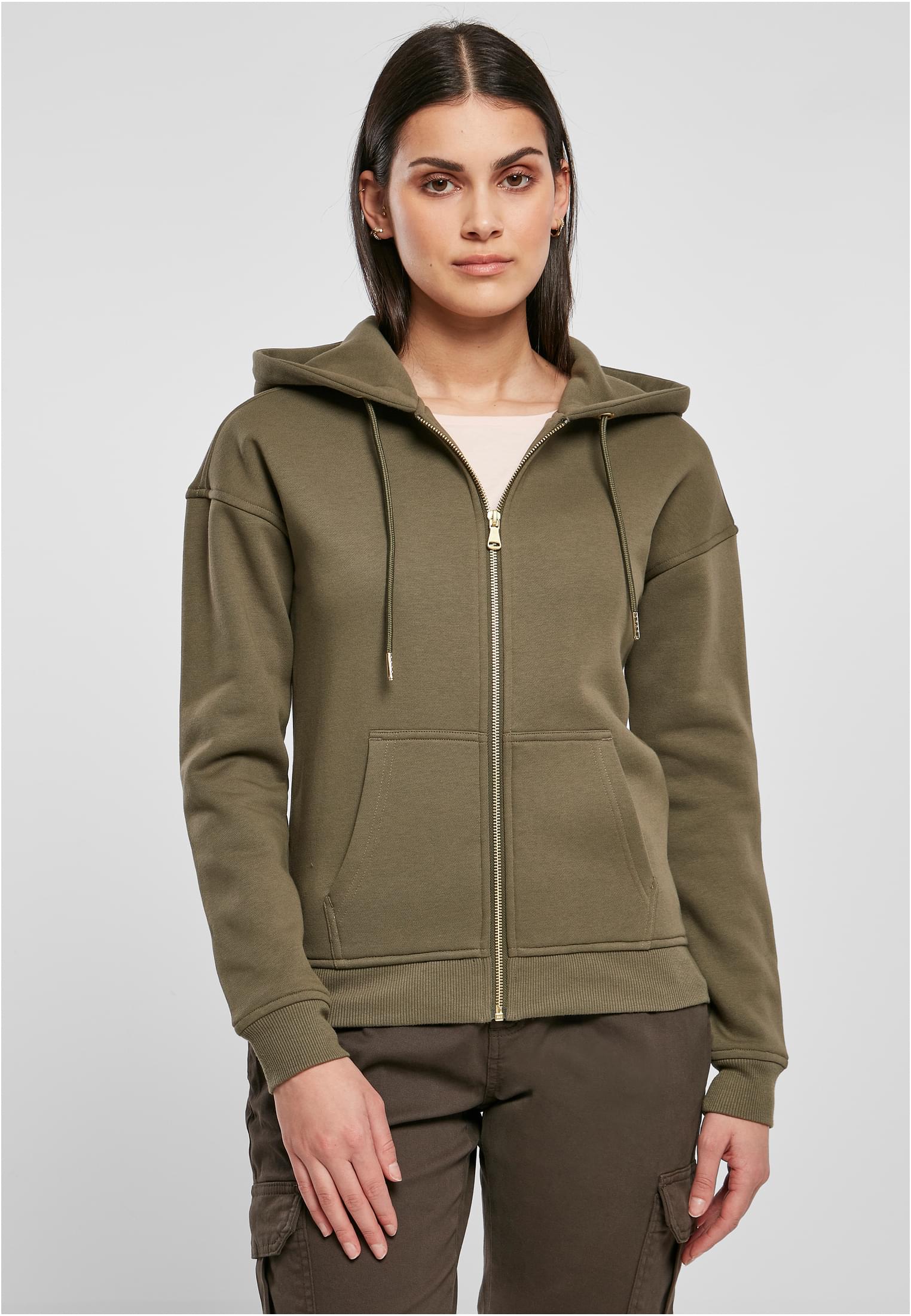 Ladies Classic Zip Hoody | olive