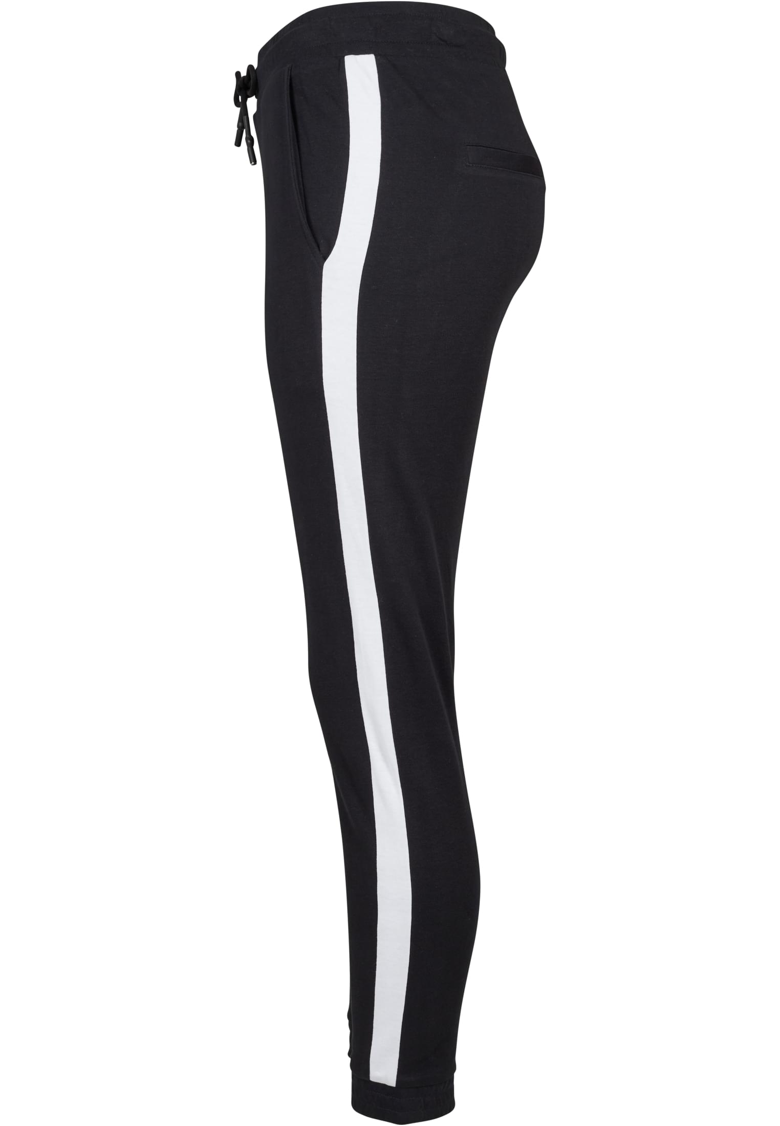 Ladies Interlock Jogpants | black/white