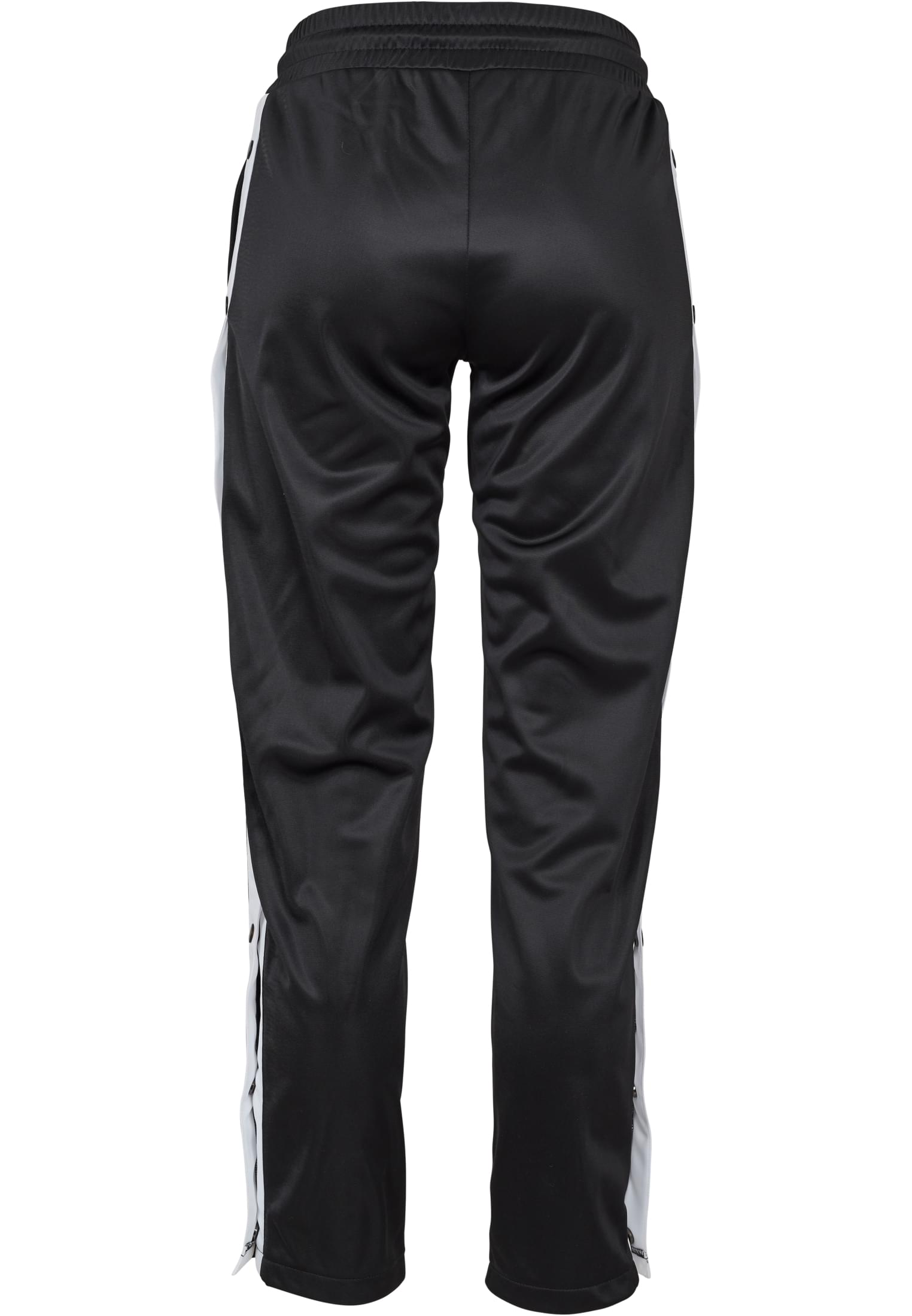 Ladies Button Up Track Pants | blk/wht/blk